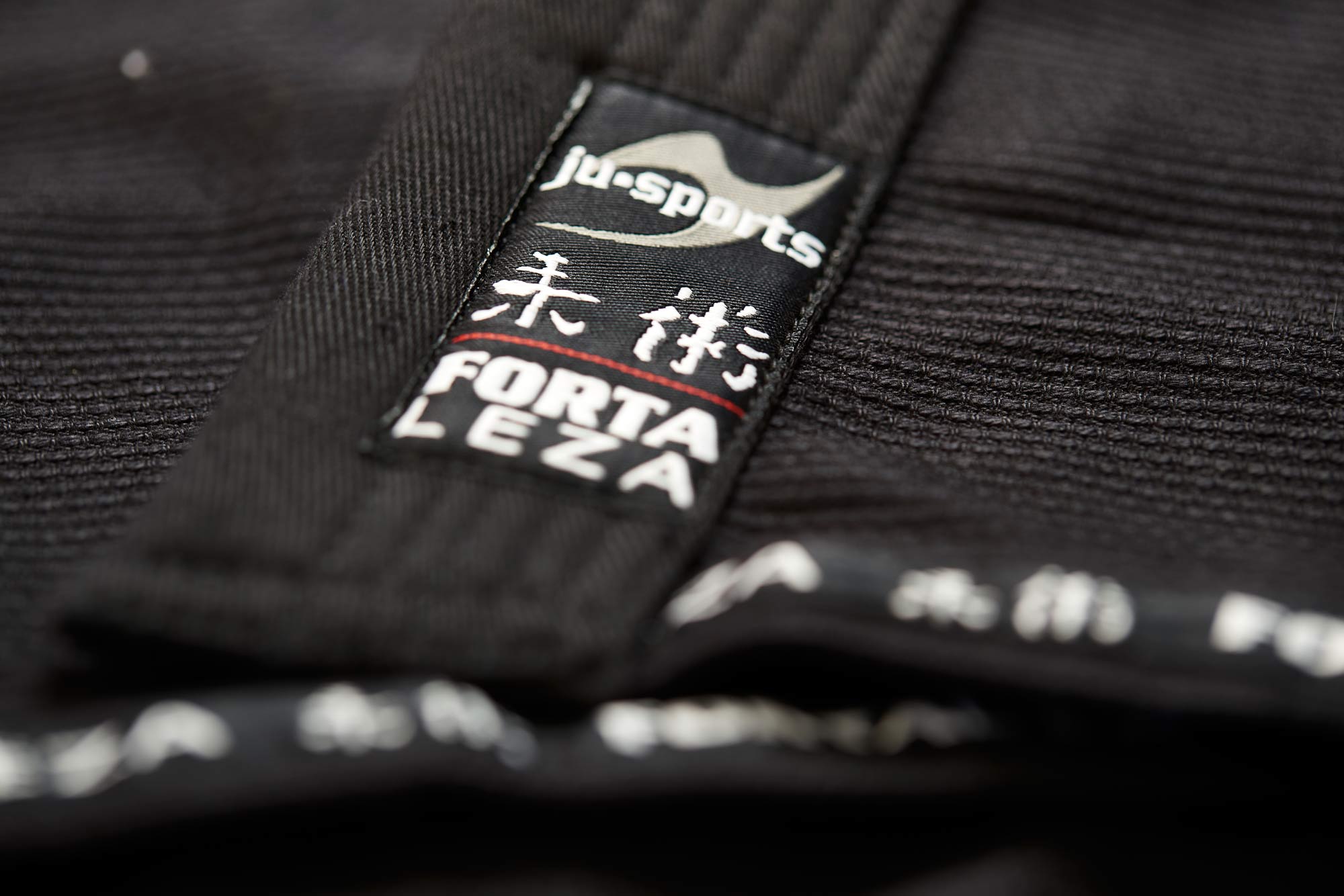 Fortaleza-Black-new-D0784 BJJ Starter Gi Fortaleza + BJJ Gürtel schwarz