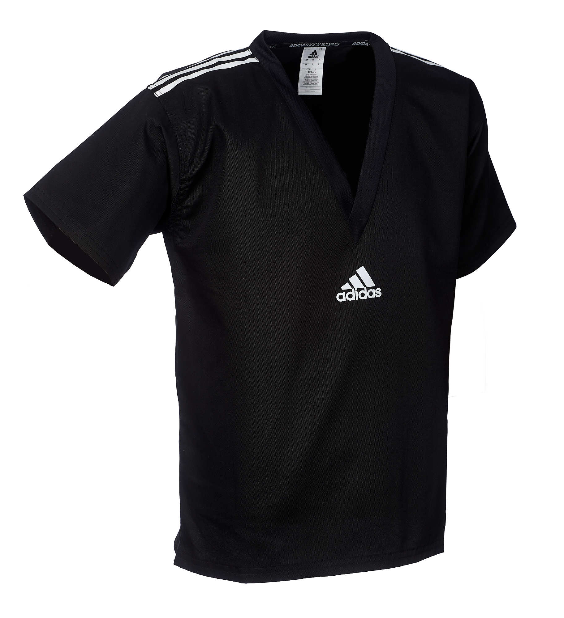adiKBun20-Beginner-Uniform-black-0045 adidas Kickbox-Uniform "Club" schwarz, adiKBUN20
