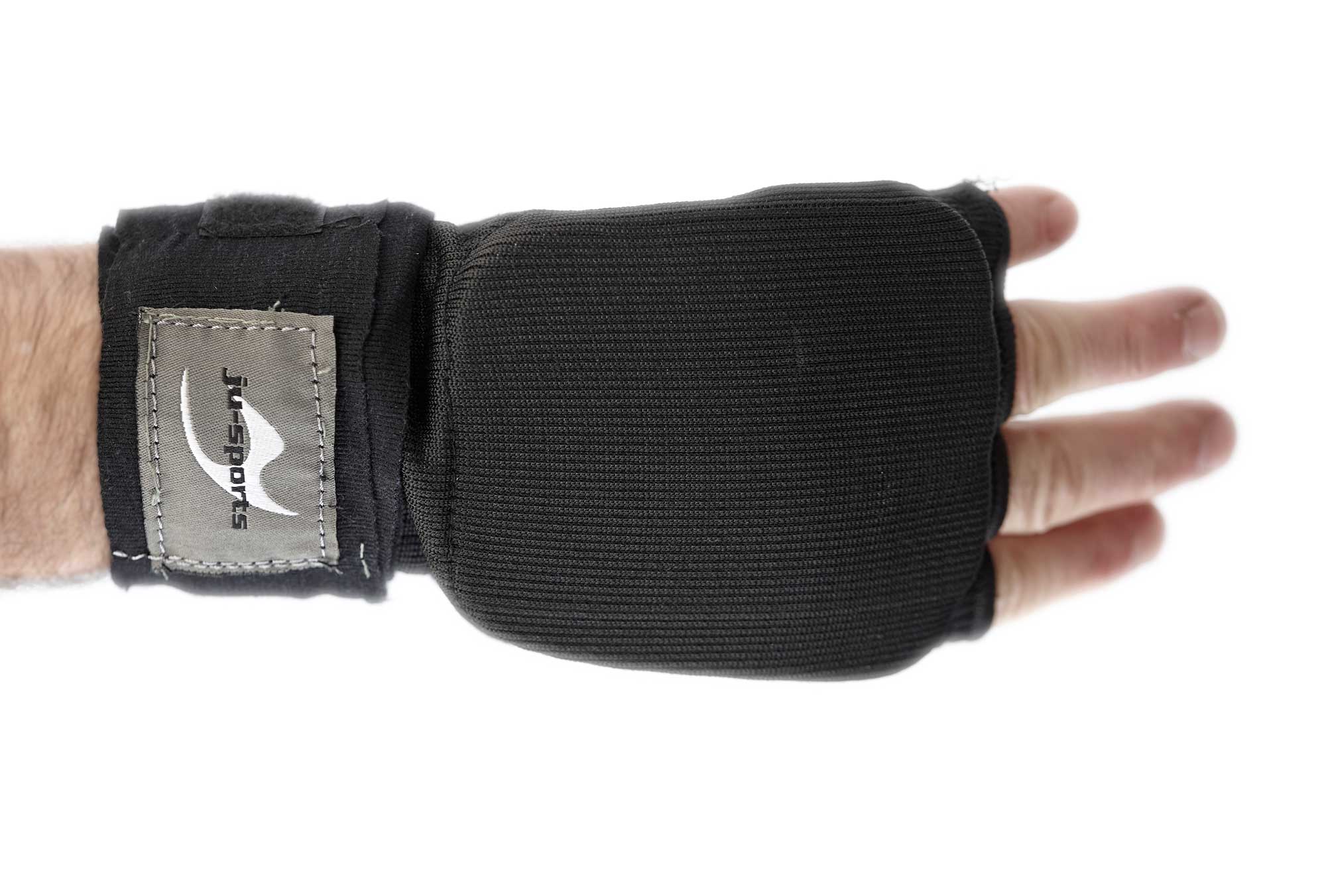 6803100-Innenboxhandschuh-schwarz-D1072 Innen-Boxhandschuhe mit Bandage Senior schwarz