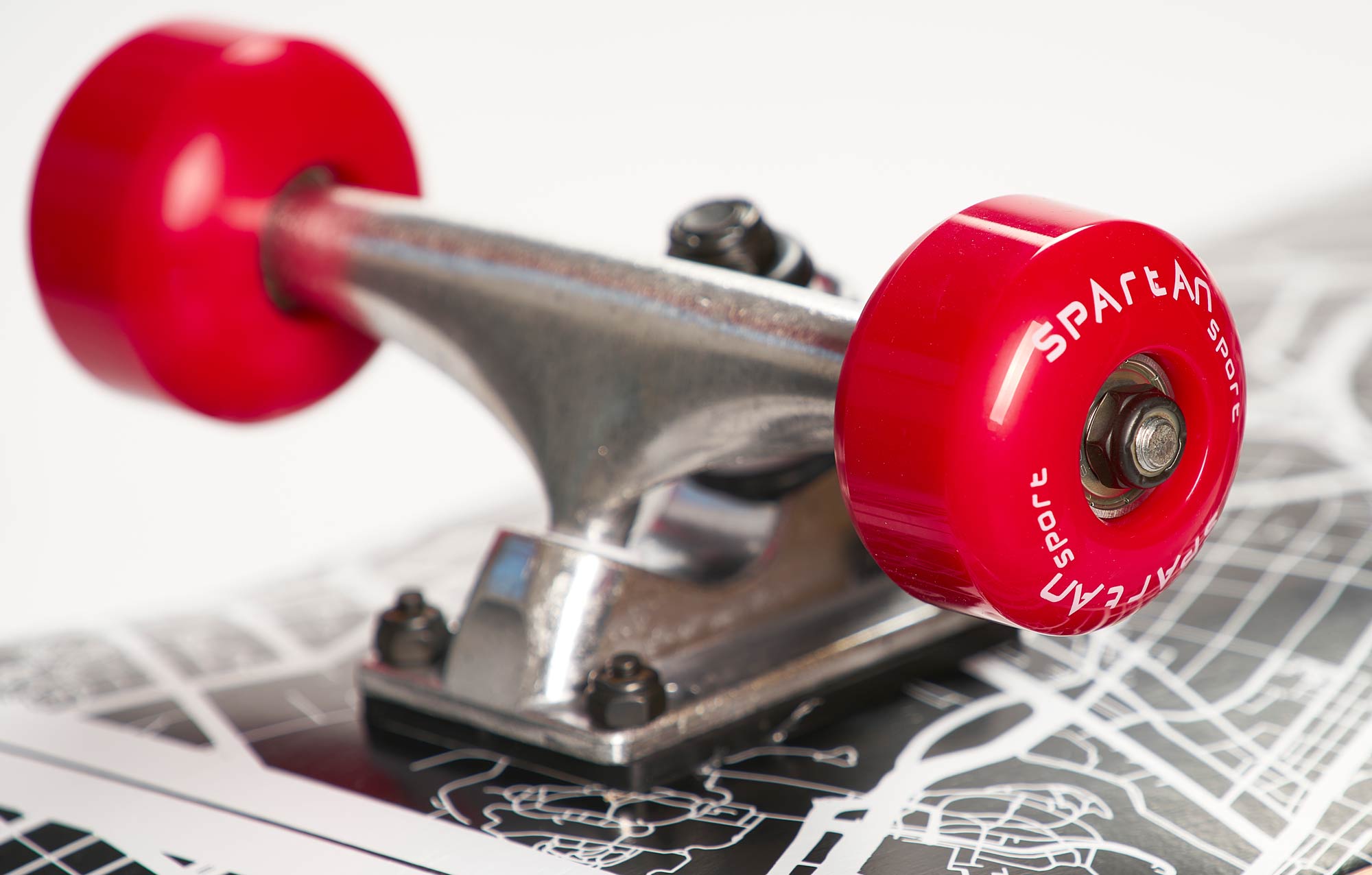 Spartan-Skateboard-28302-D0013 Skateboard Utop Board Skull City, 28302