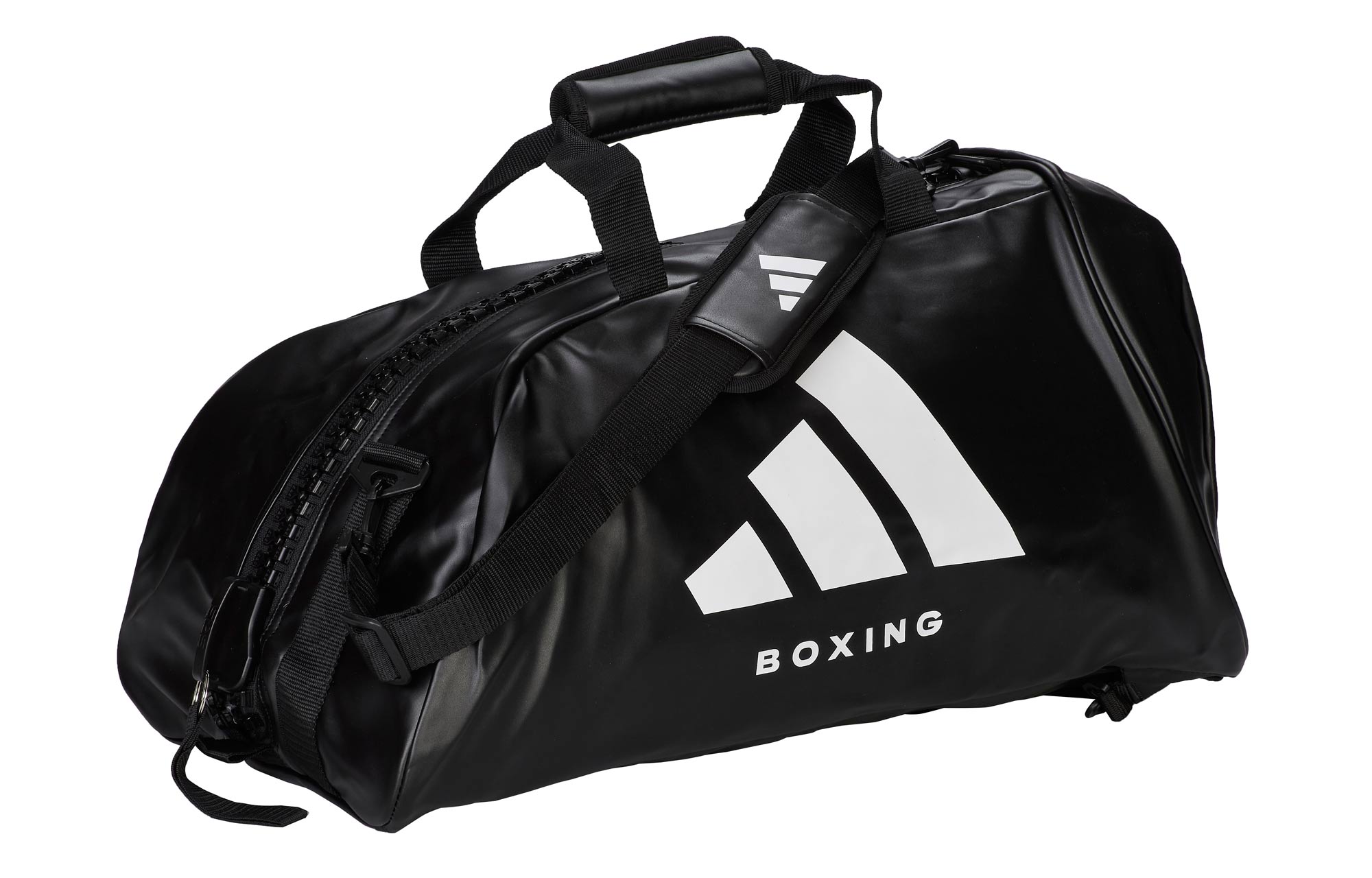 adidas 2in1 Bag "Boxing" black/white PU, adiACC051B