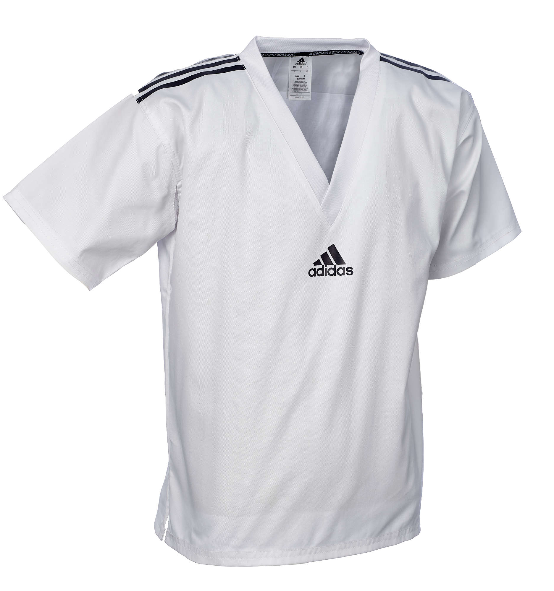 adiKBun20-Beginner-Uniform-white-0039 adidas Kickbox-Uniform "Club" weiß, adiKBUN20