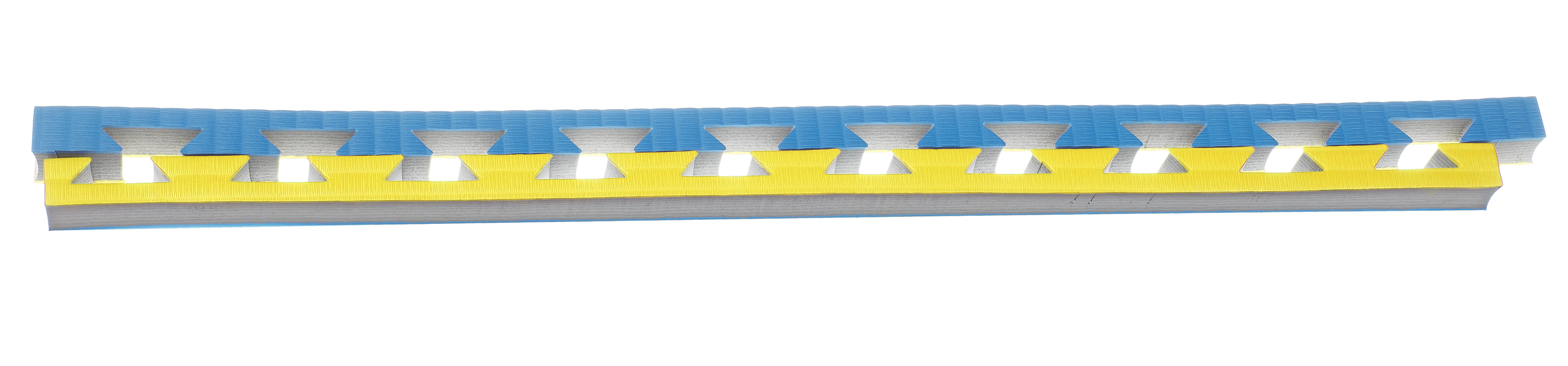 Puzzlematte Pro Tatami 4 cm blau/gelb Wendematte