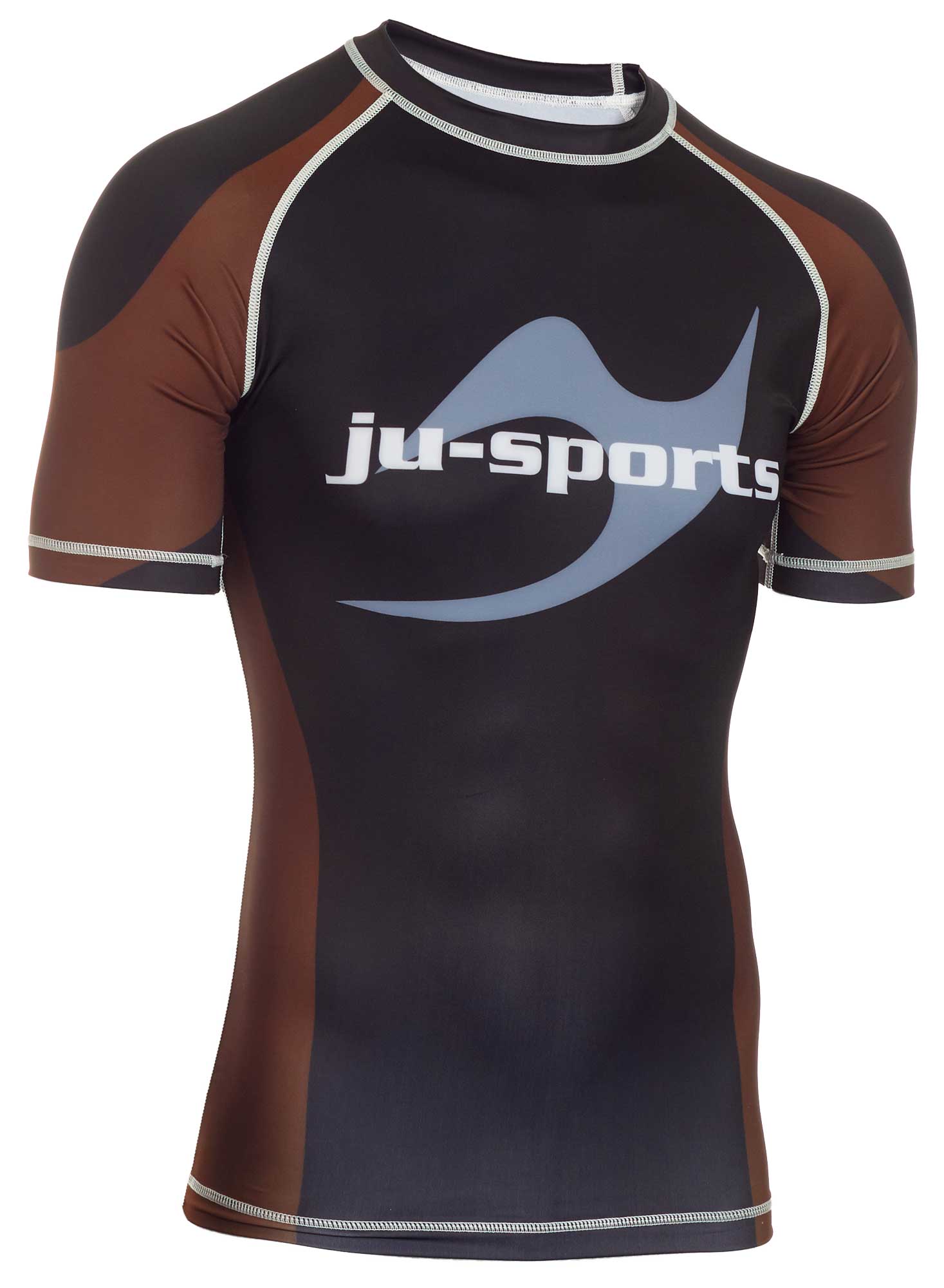 Rank Rashguard Pro kurzarm braun