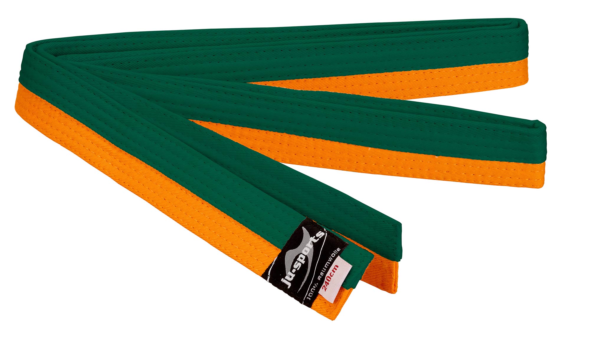 Budogürtel orange/grün (halb/halb)
