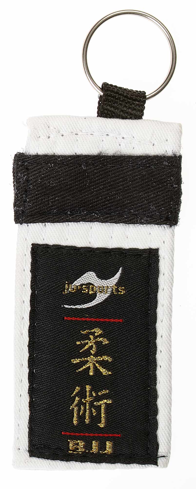 5902600-BJJ-Guertelanhaenger-weiss Schlüsselanhänger Gürtel BJJ