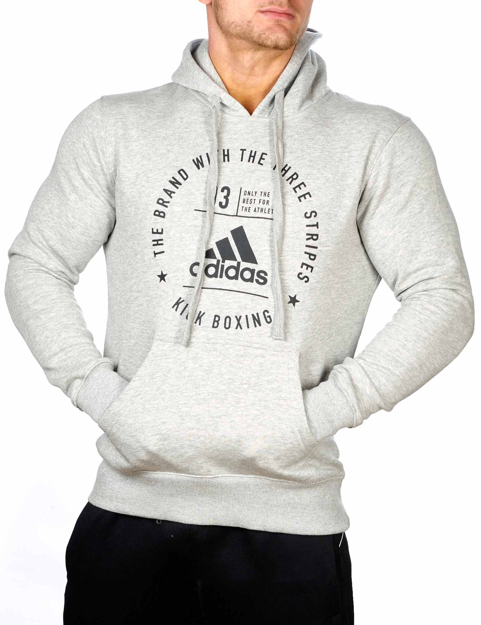 adidas Community Line Hoody Kickboxing grey/black, adiCL02KB