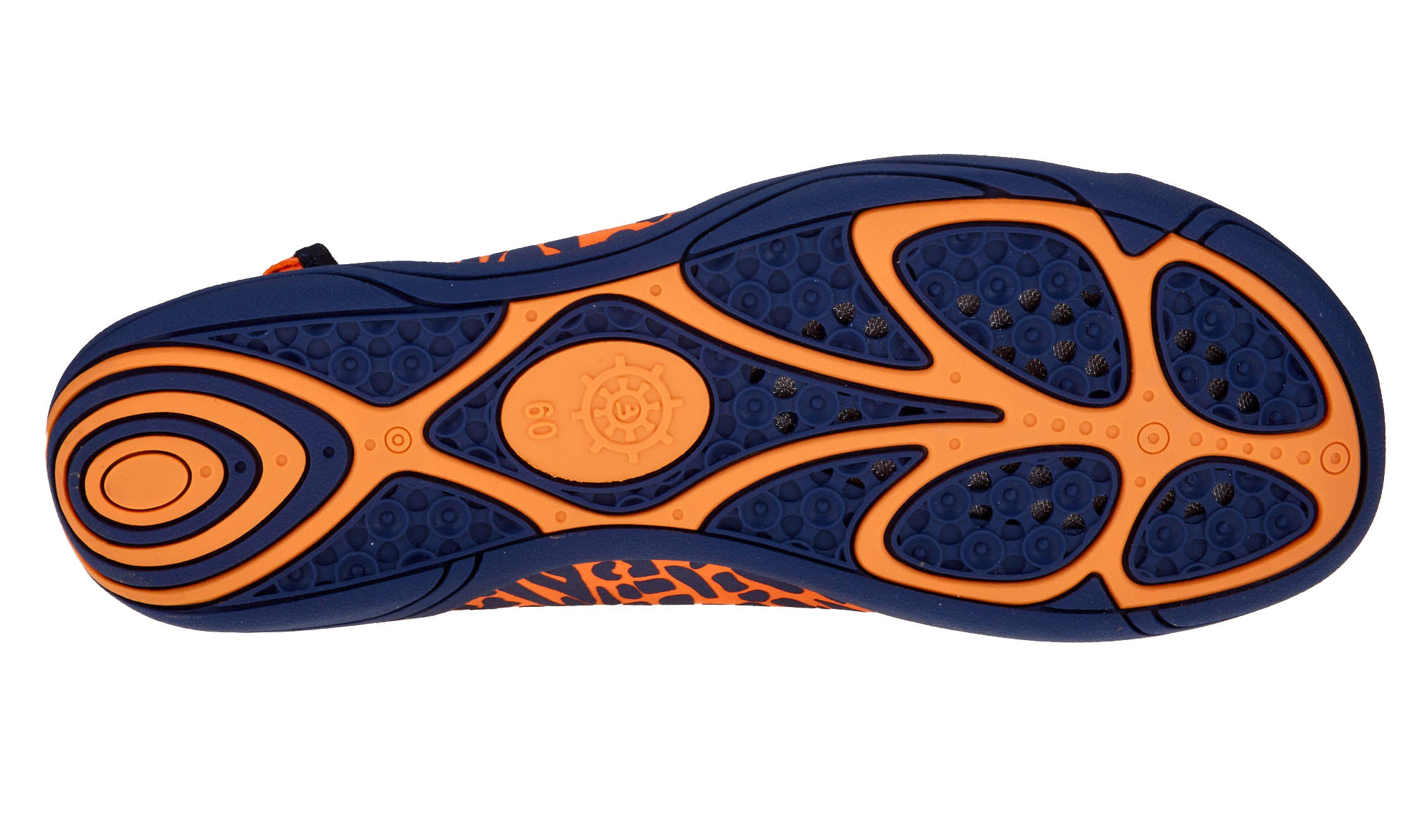 Ballop-Bruin-orange-164 BALLOP Aquafit Bruin orange V2-Sohle