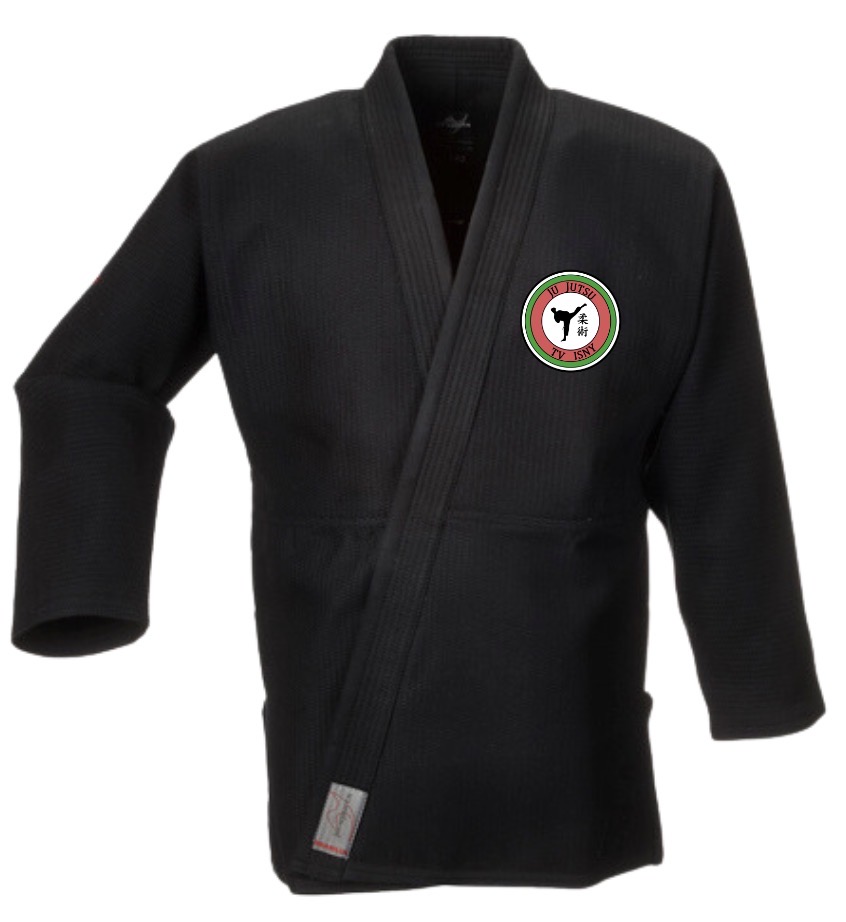 Brasilia_schwarz_BrustSTICK Ju-Jutsu Anzug Brasilia schwarz, TV Isny Kollektion