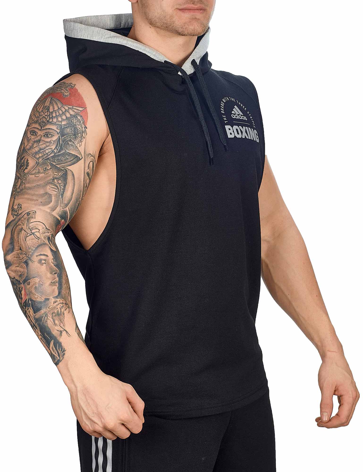 adidas Boxen Traditional Sleeveless Hoodie, BXWHD03