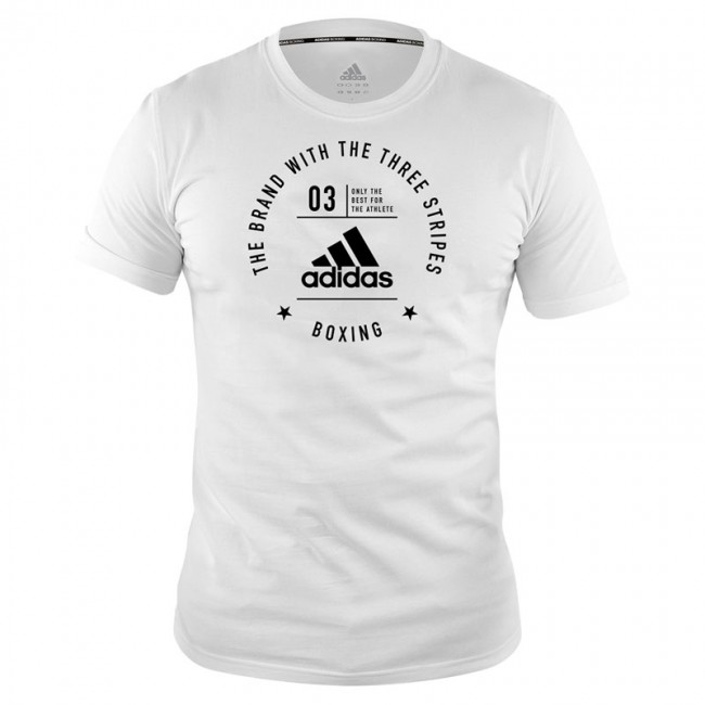 adicl01b-10900 adidas Community T-Shirt BOXING white/black, adiCL01B