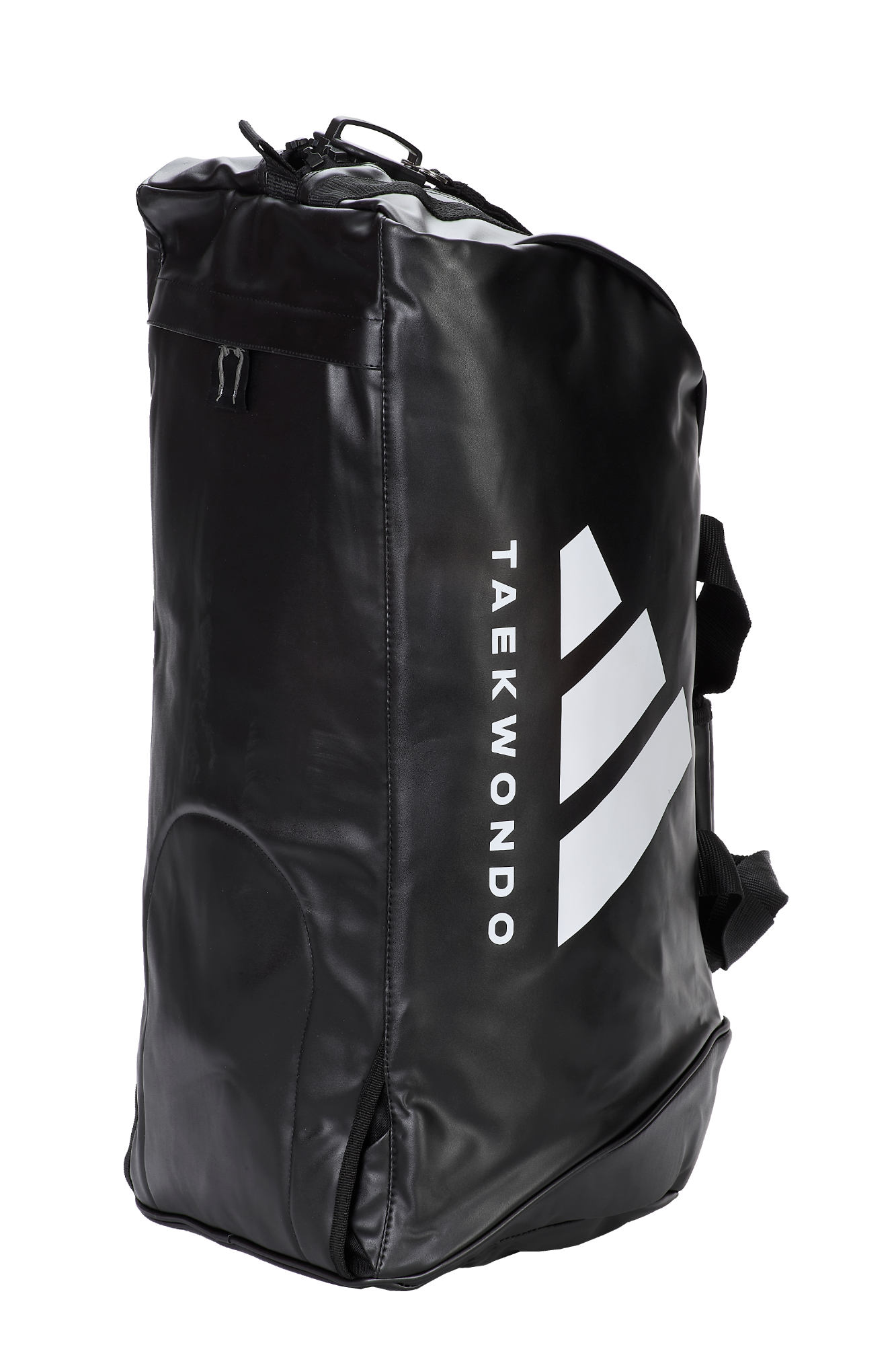 adiACC051T-2-in-1-Bag-black_white-0220 adidas 2in1 Bag Taekwondo black/white PU, adiACC051T