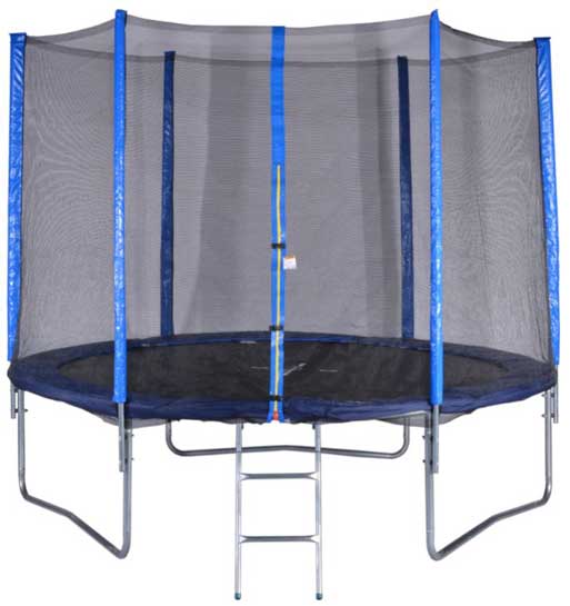 Trampolin - Economy + Netz + Leiter (305 cm) 10", 1089