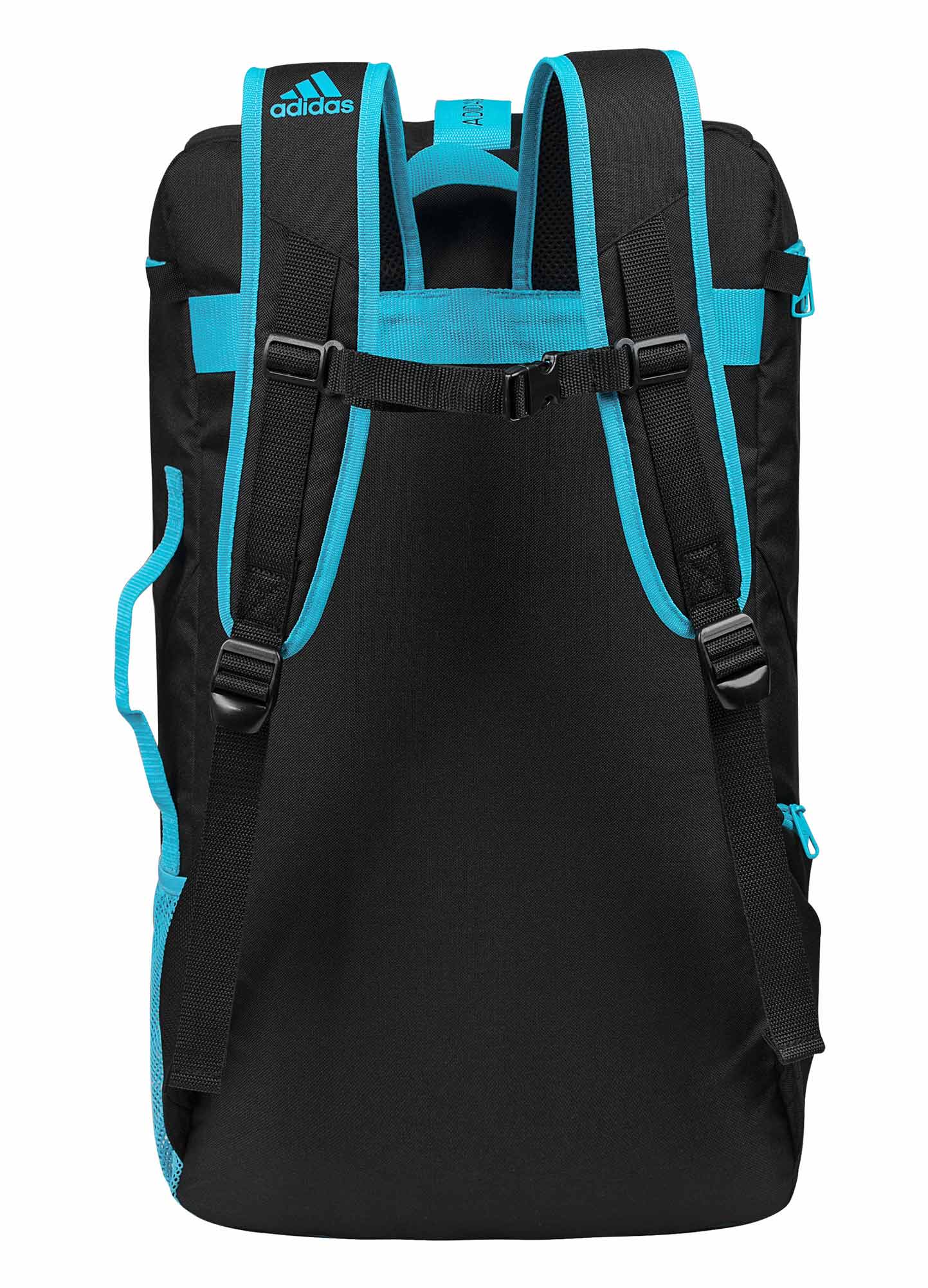 adiACC090-Black-Solar-Blue-02 adidas Sport Rucksack Martial Arts black/bright cyan, adiACC090MA