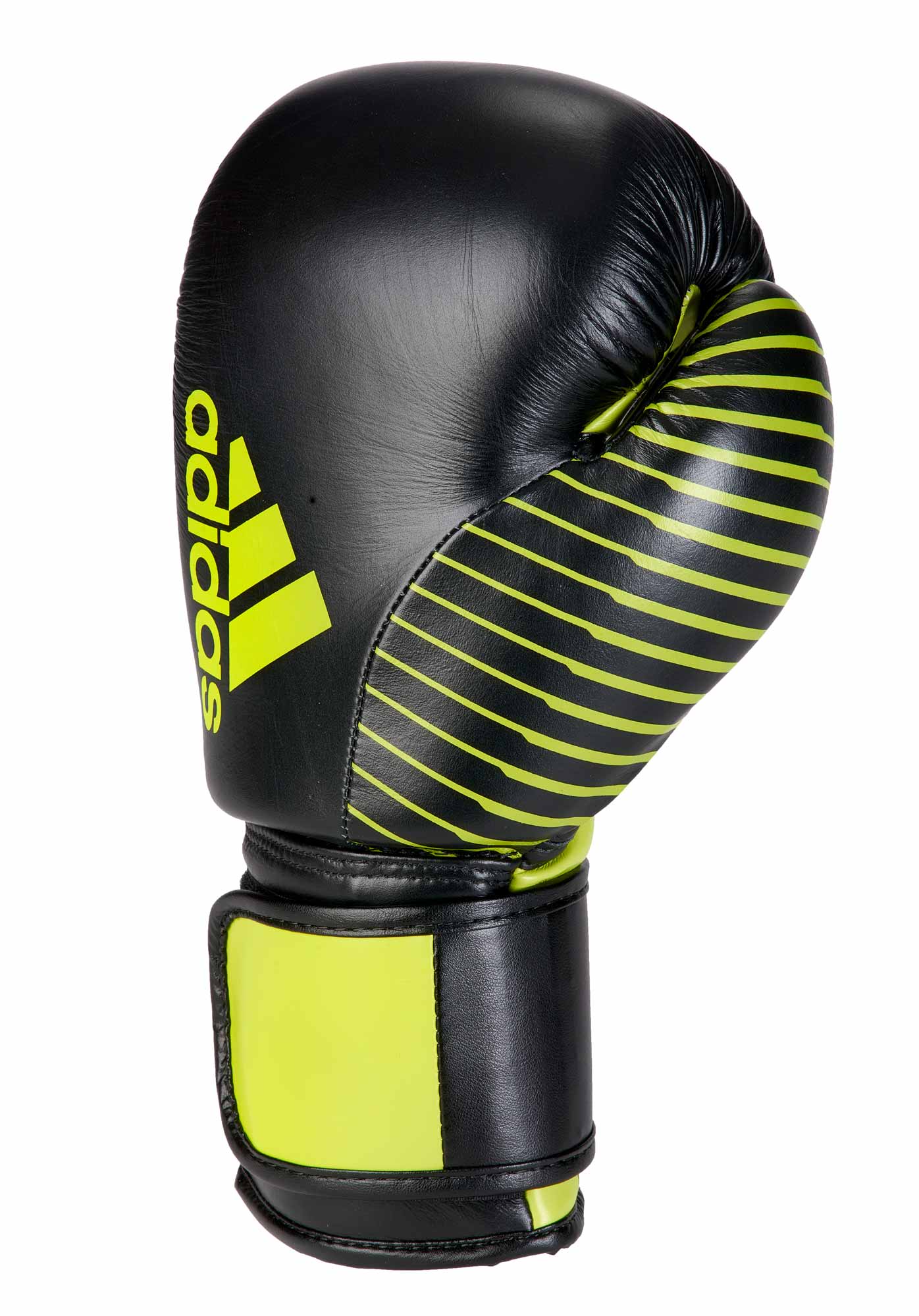 adiKBWKF200-black_green-WAKO-Training-Glove-2120 adidas Kickboxing Wettkampfhandschuh black/neon green, adiKBWKF200