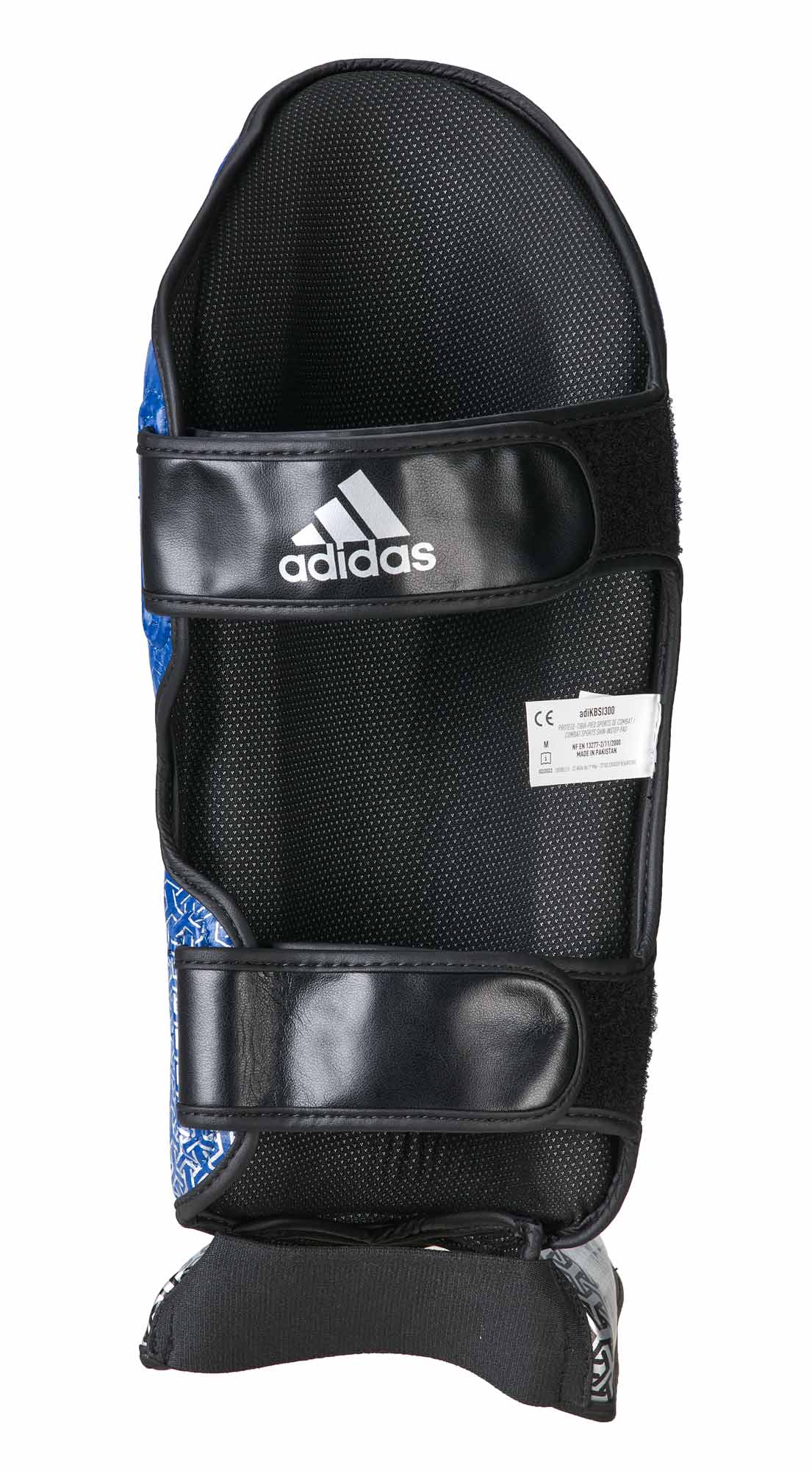 adiKBSI300-Pro-Shin-n-Step-blue_silver-0788 adidas Pro Kickboxing Schienbein-Spannschutz blue/silver, adiKBSI300