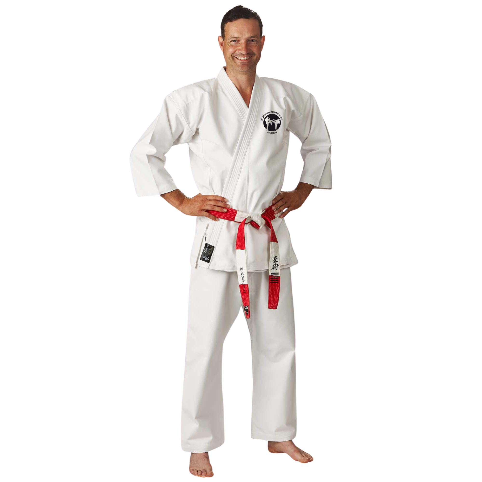 JU-R-ClubfIWuXf6cfRS7D Ju-Jutsu Anzug "Tenno Classic" weiß Budokwai Öhringen Vereinsedition