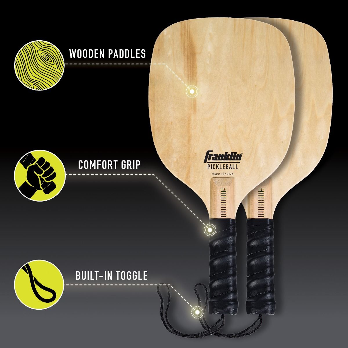 52859-phase1-detail4 Franklin 1/2 Court Pickleball Starter Set