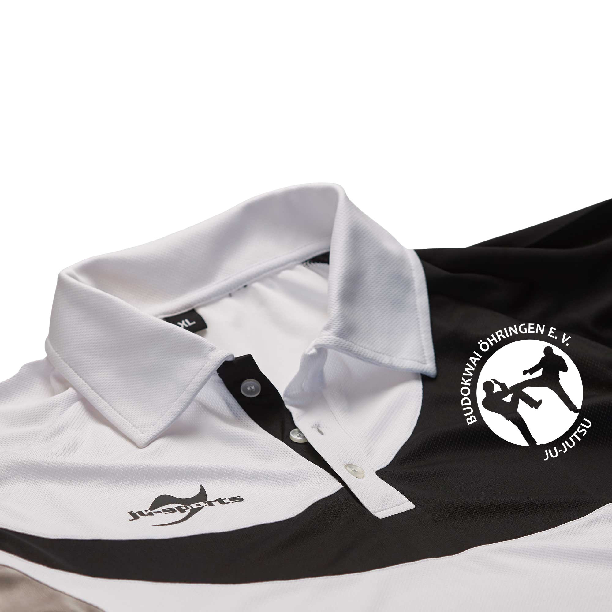 50 Teamwear Element C1 Polo weiß Budokwai Öhringen Vereinsedition