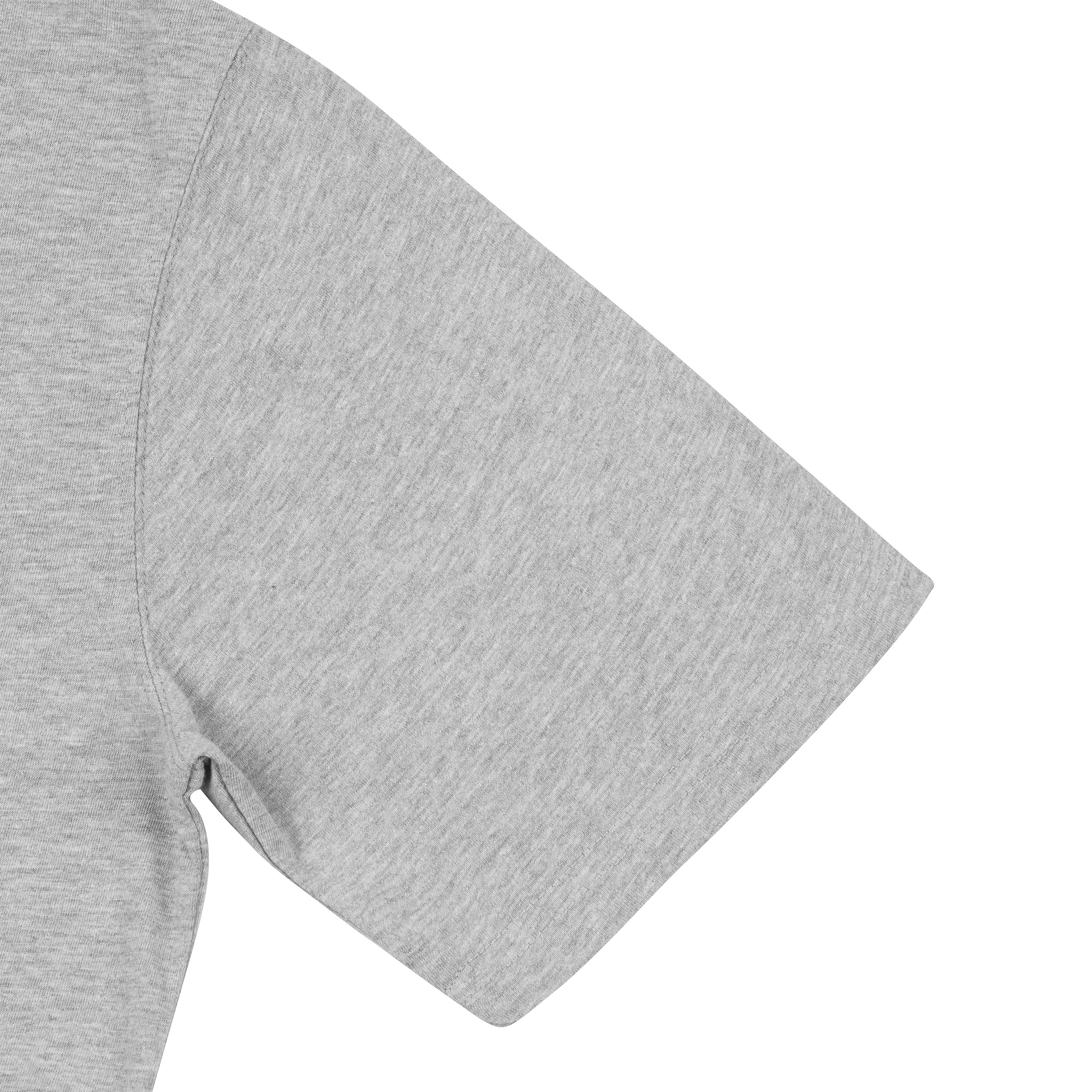 grau, t‑shirt, kurzarm, jersey, ärmelenden