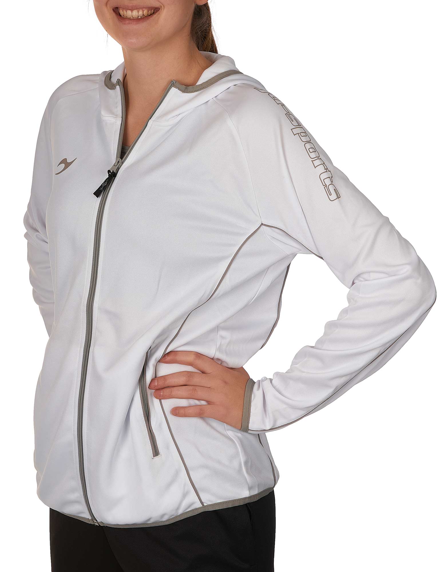 Teamwear C3 Hooded Team Jacket weiß