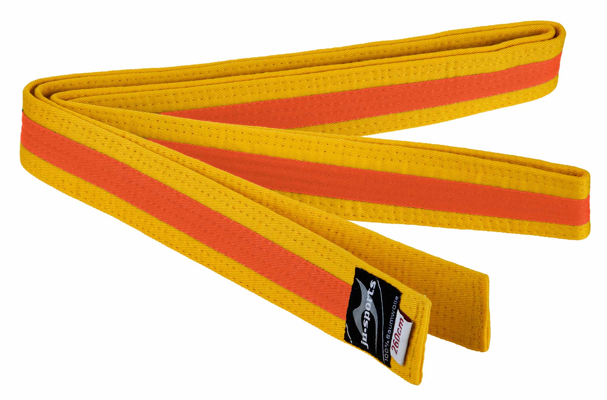Ju-Sports Budogürtel gelb/orange/gelb