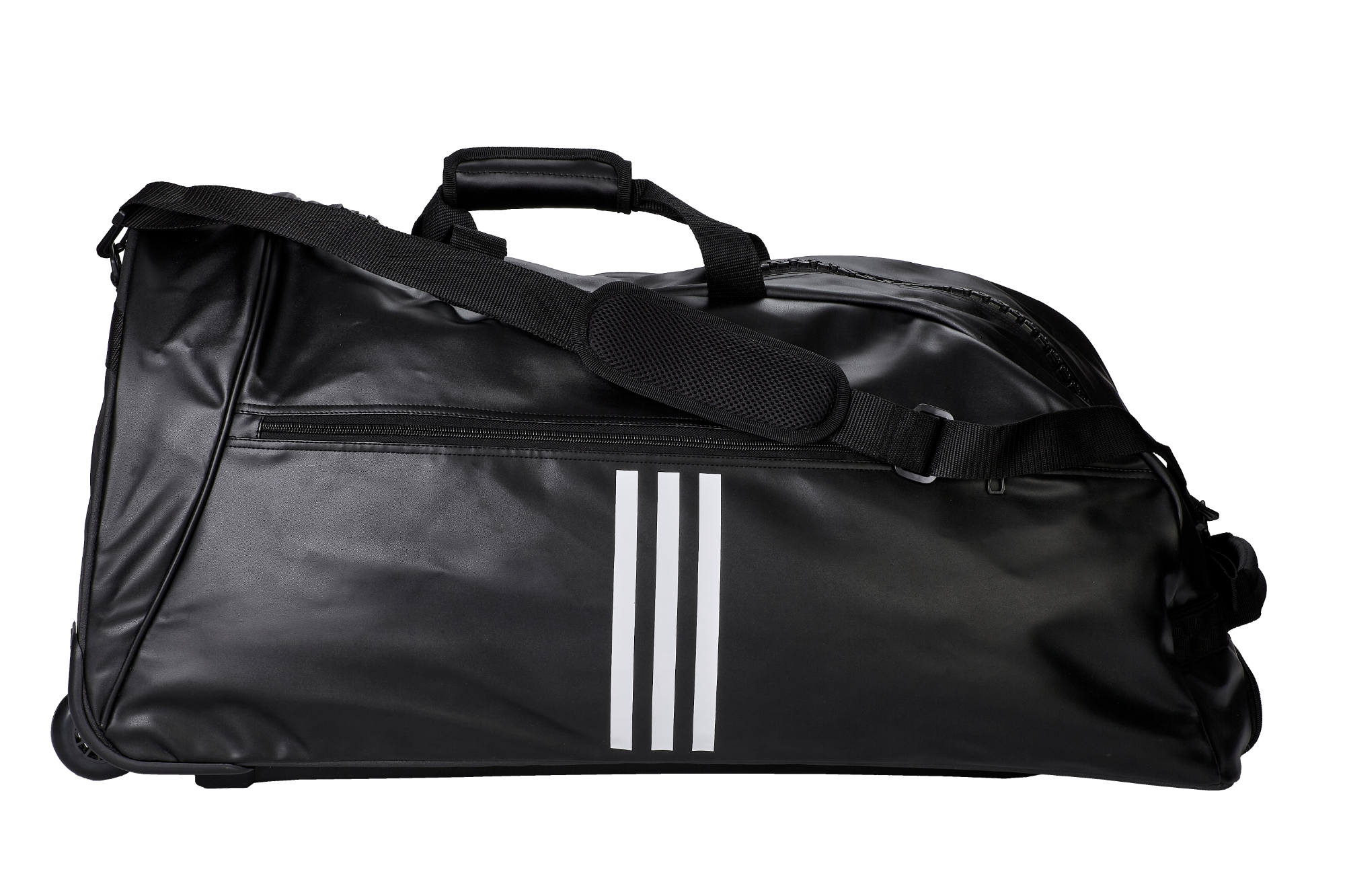 adiACC056CS-Trolly-Bag-0145 adidas Trolley "Combat Sports" black/white PU, adiACC056CS
