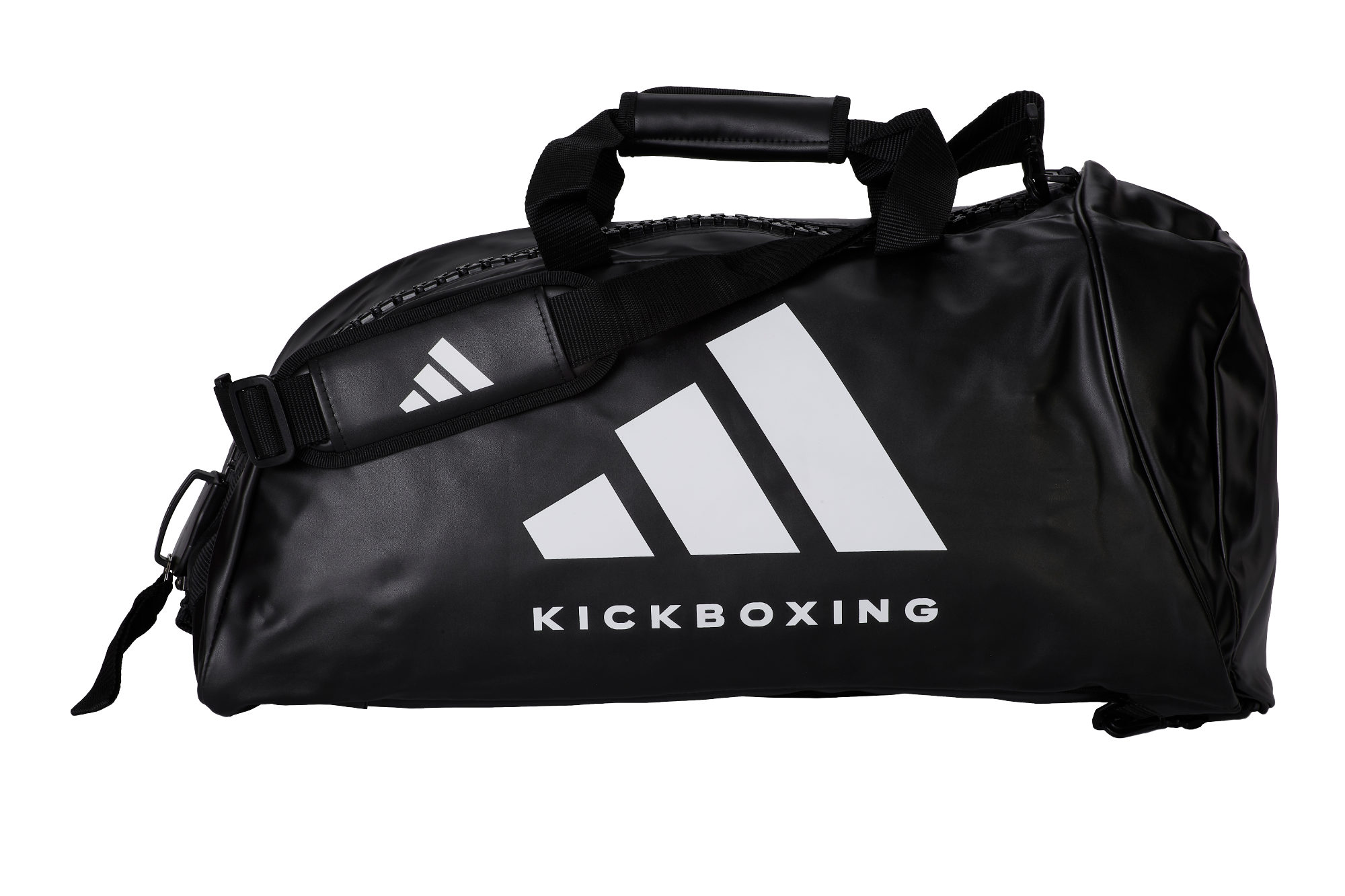 adidas 2in1 Bag Kickboxing black/white PU, adiACC051KB