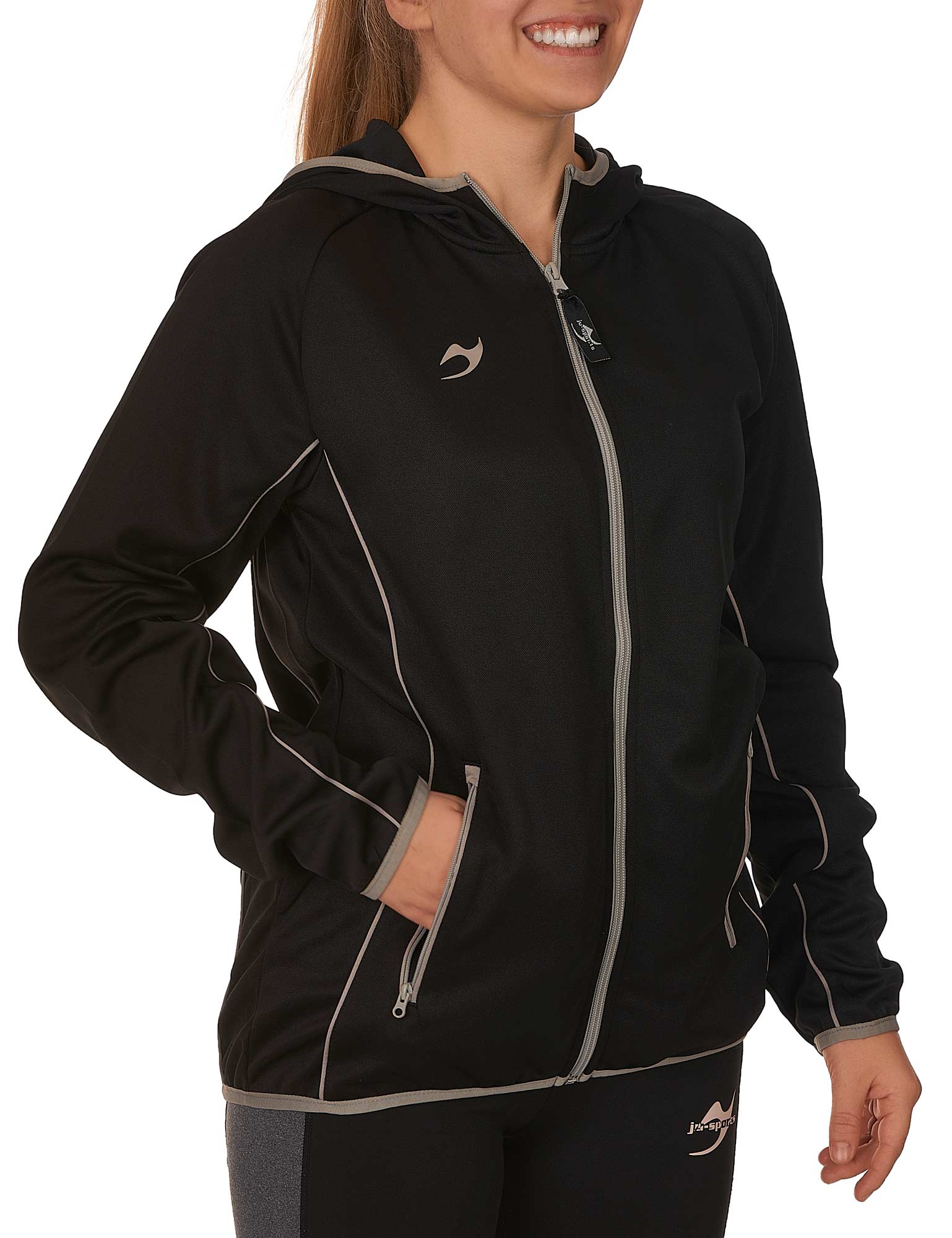 1127400-C3-Teamwear-Modell-1373-1 Teamwear C3 Hooded Team Jacket schwarz