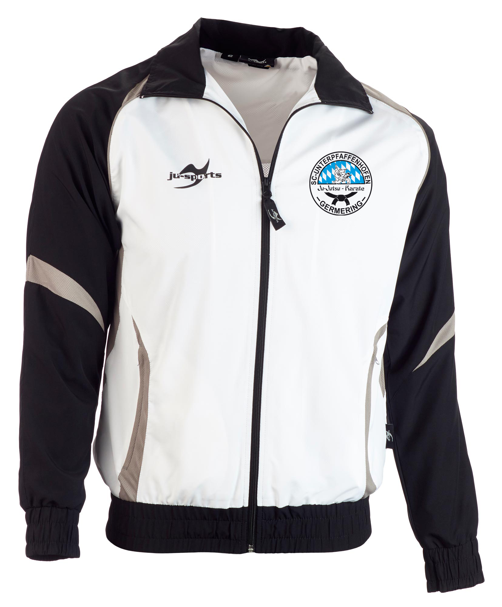 Teamwear Element C2 Jacke weiß/schwarz SCUG Karate