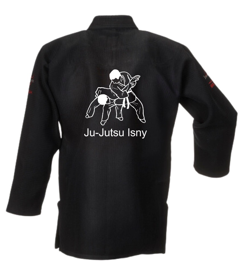 Brasilia_schwarz_RueckenSTICK Ju-Jutsu Anzug Brasilia schwarz, TV Isny Kollektion