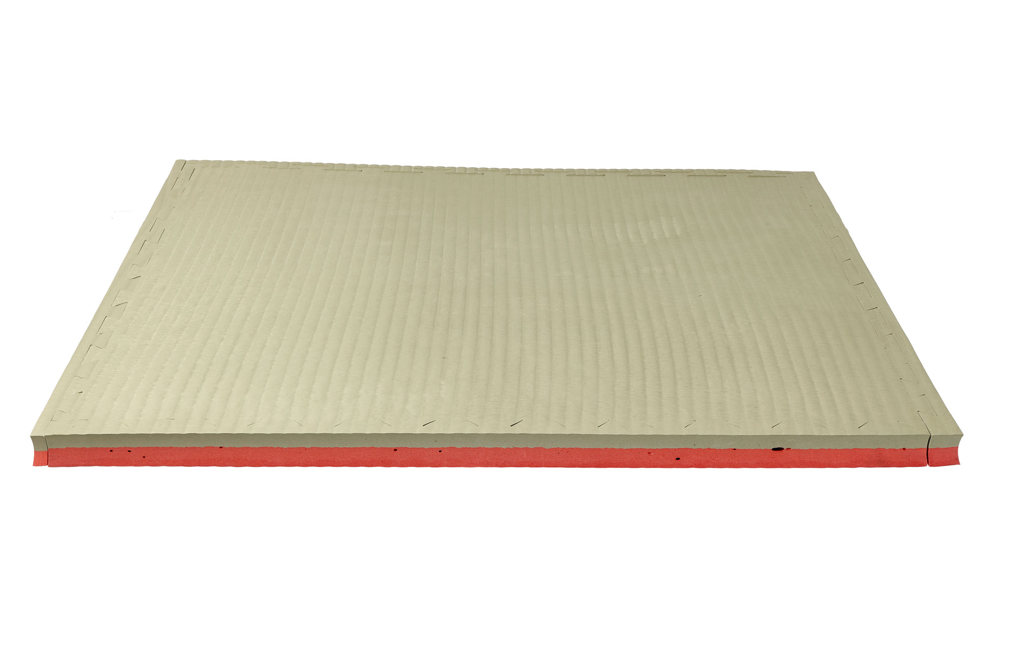 Puzzlematte-4cm-green_red-4 Puzzlematte Pro Tatami 4 cm rot/klassisch grün Wendematte