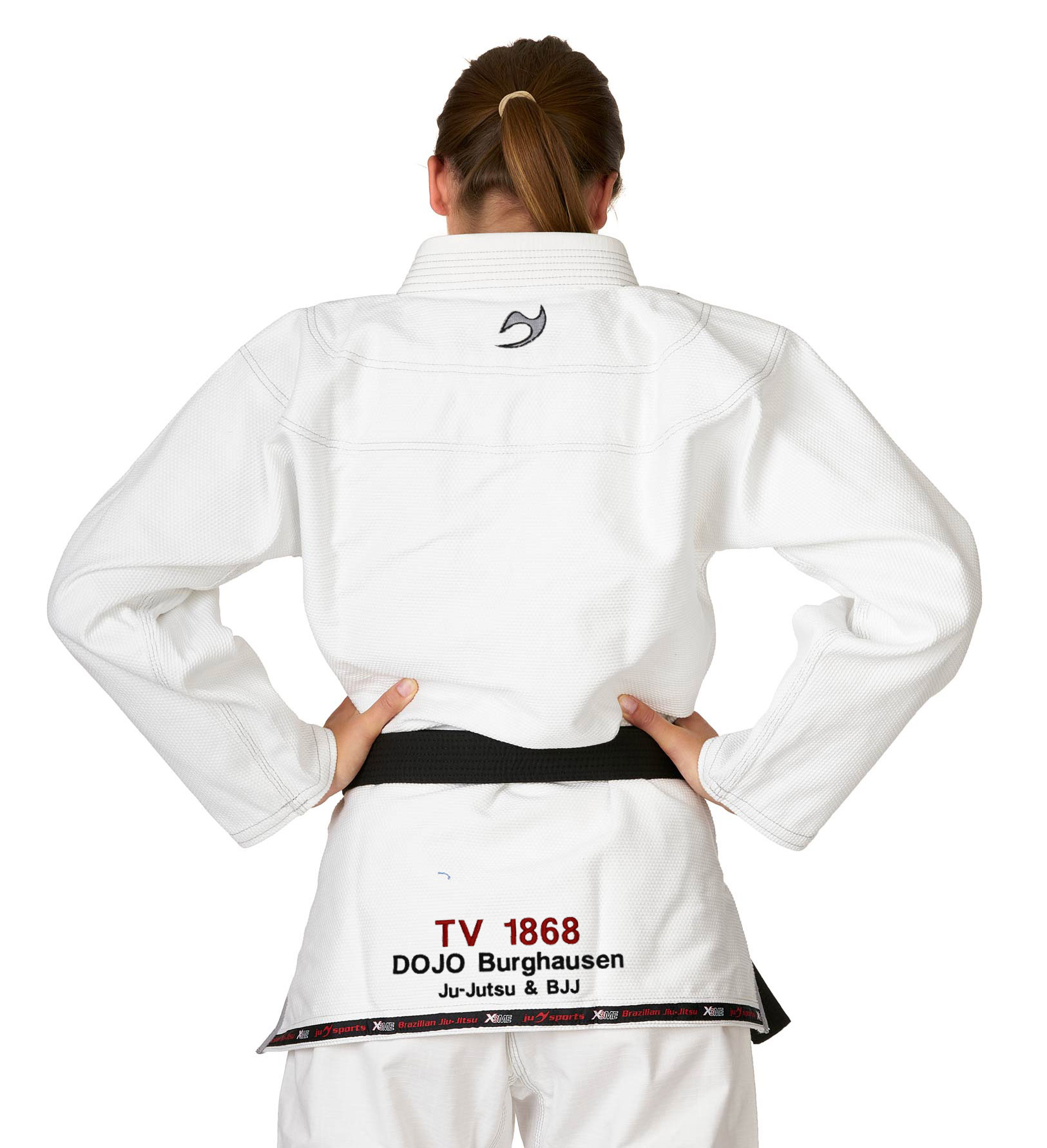 Fortaleza_white_back8nupKdnsARfBw BJJ Starter Gi Fortaleza Burghausen + BJJ Gürtel weiß