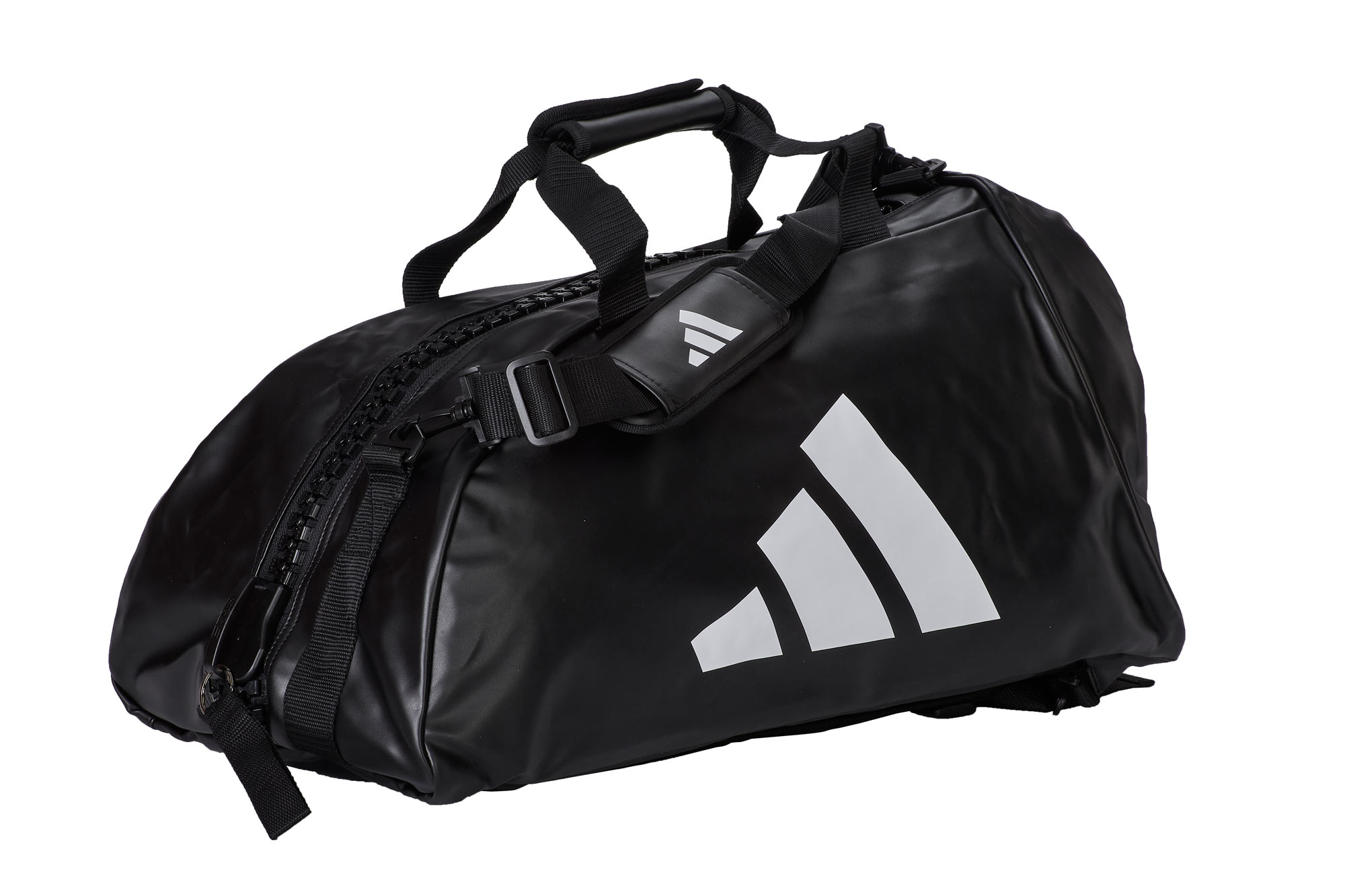 adiACC051NL-2-in-1-Bag-black_white-0205IkfQ4acnZ0bck adidas 2in1 Bag Combat Sports black/white PU, adiACC051