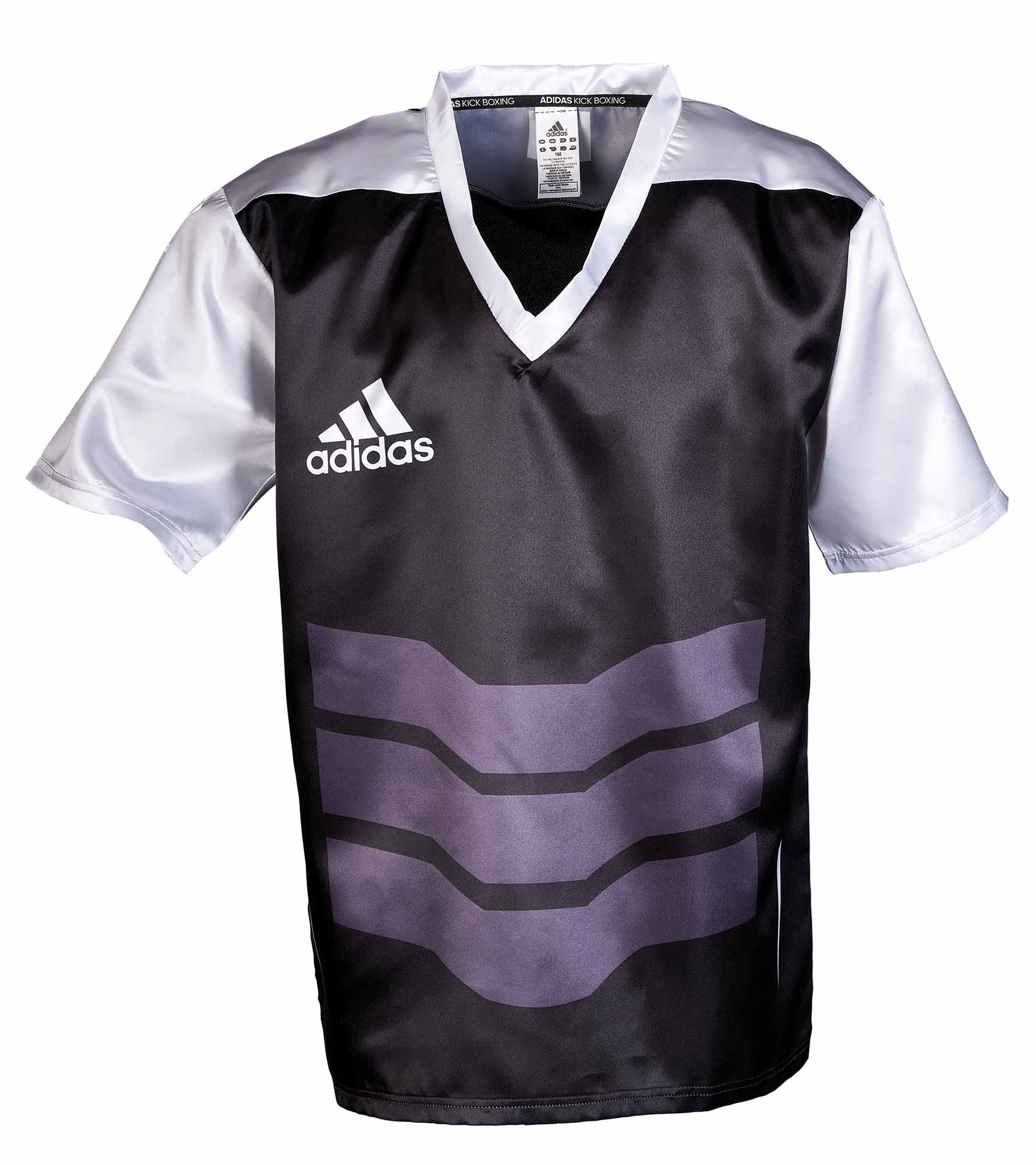 adidas Kickbox-Shirt schwarz/weiß, adiKBUN210S