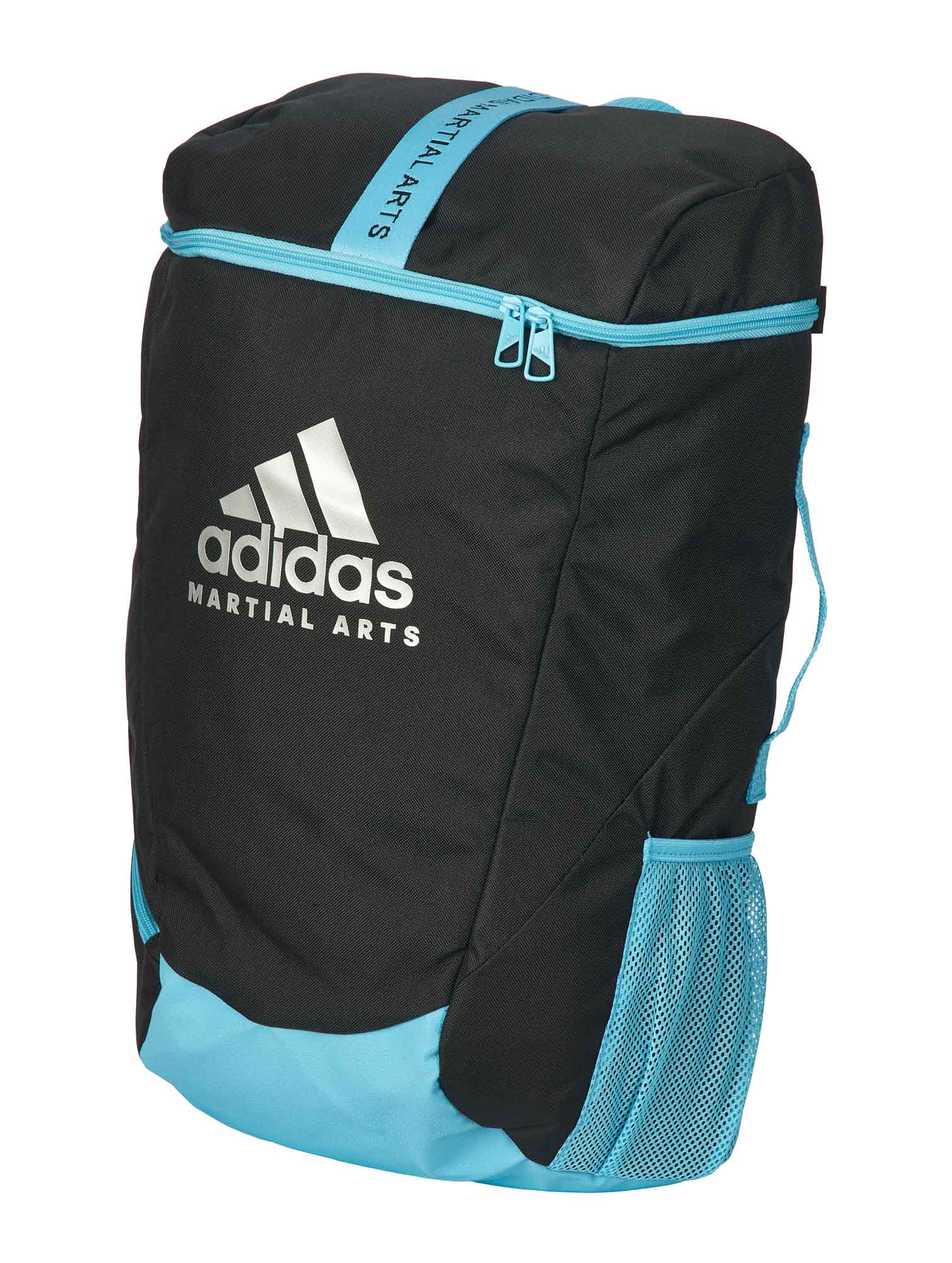 adiACC090MA-Sport-BackBack-black_cyan-1057 adidas Sport Rucksack Martial Arts black/bright cyan, adiACC090MA