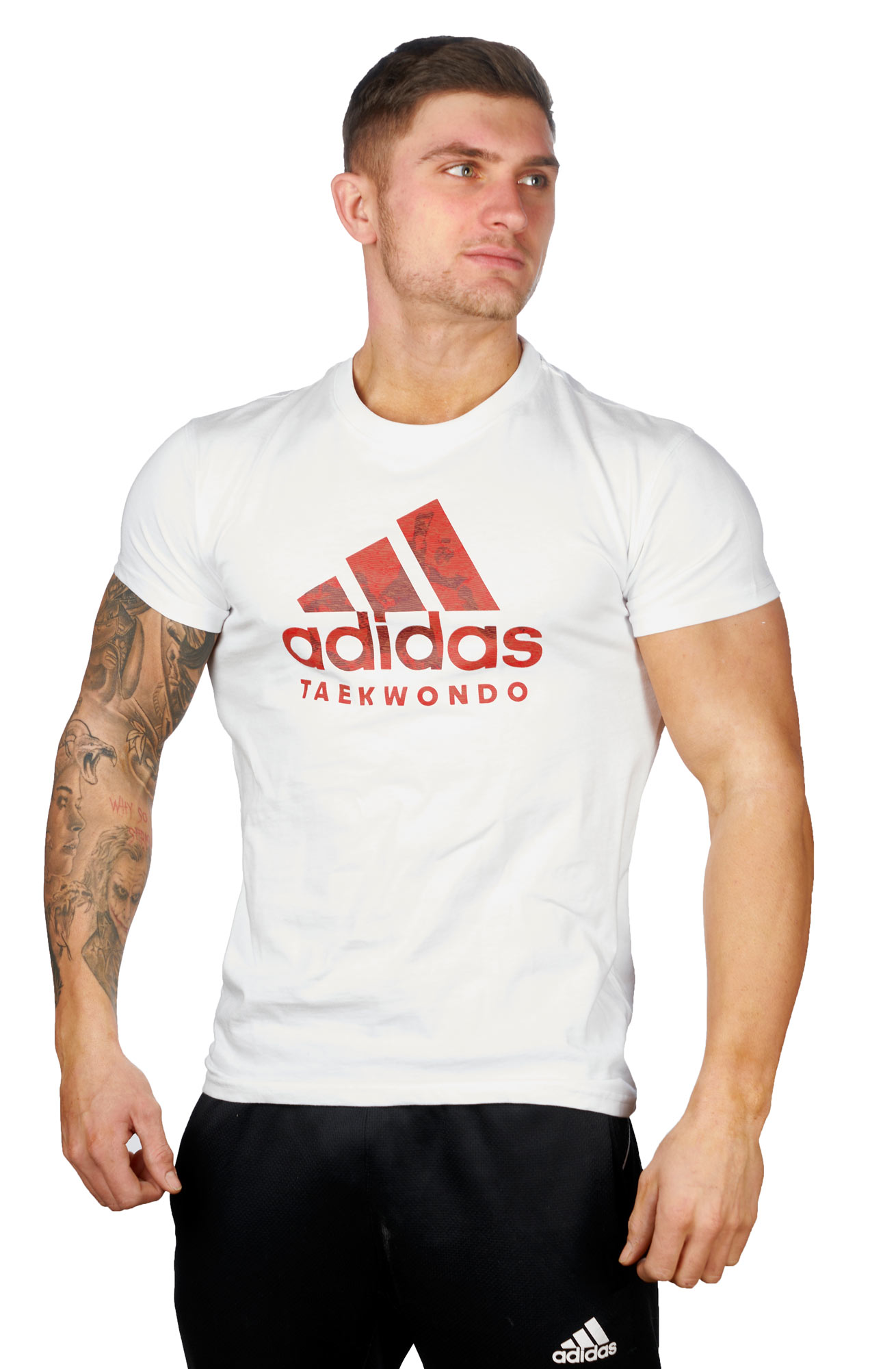 adidas-Community-Line-2020-Modell-0017-1 adidas Badge of Sport T-Shirt Taekwondo weiß, adiCLTS20T