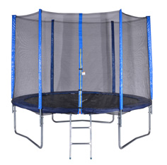 Trampolin - Economy + Netz + Leiter (180 cm) 6", 982