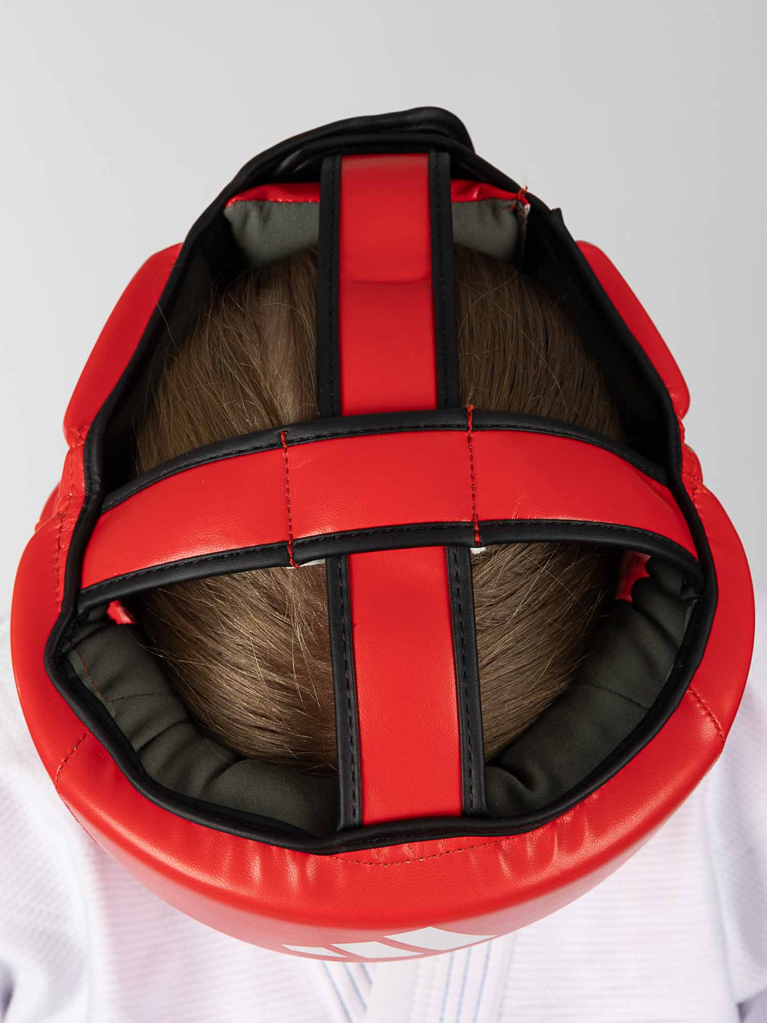Schutzausrüstung, Kopfschutz, Boxen, Rot, Polsterung