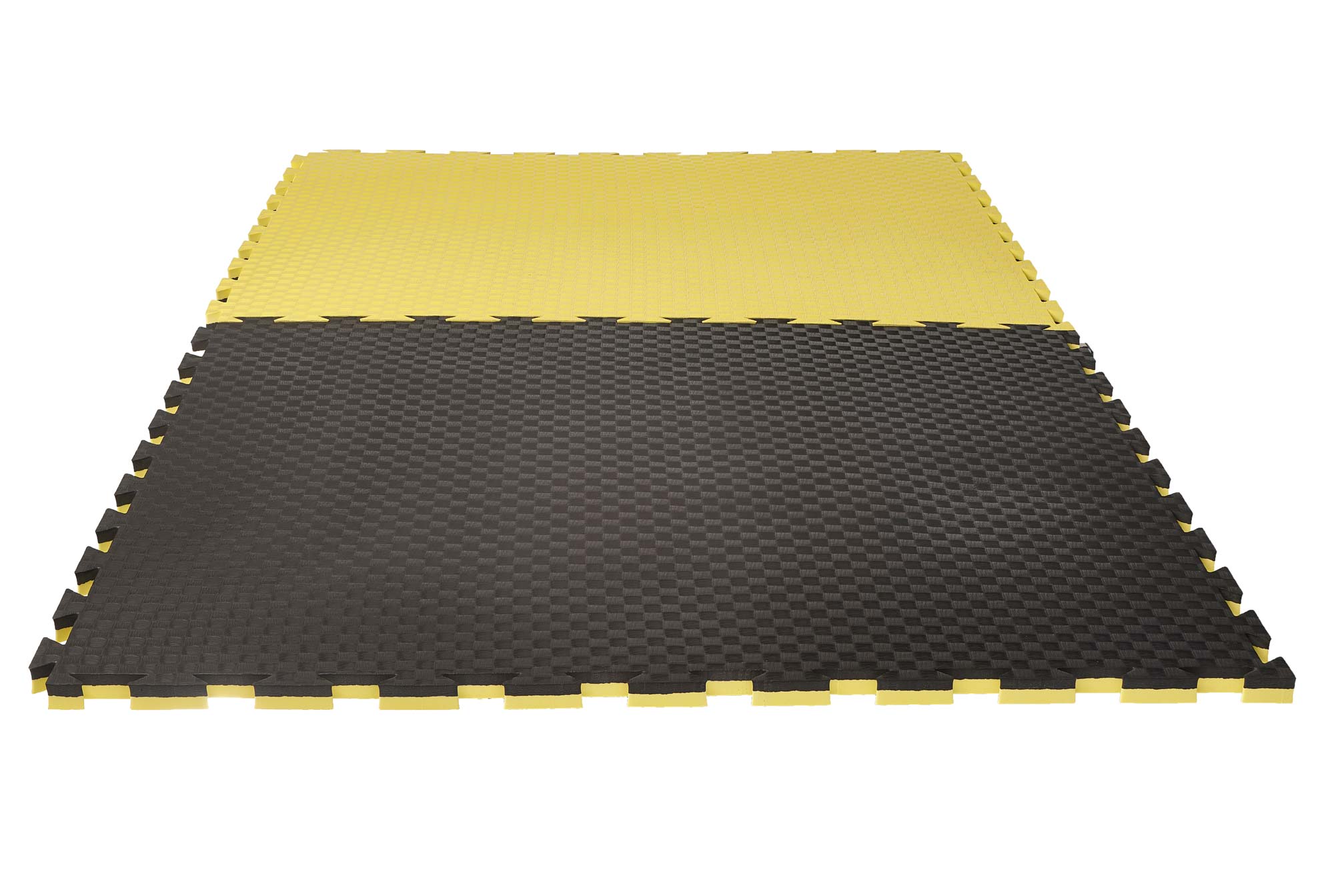 Puzzlematte-2cm-Checker-black_yellow-3300013-0618 Puzzlematte Pro Checker 2 cm schwarz/gelb Wendematte