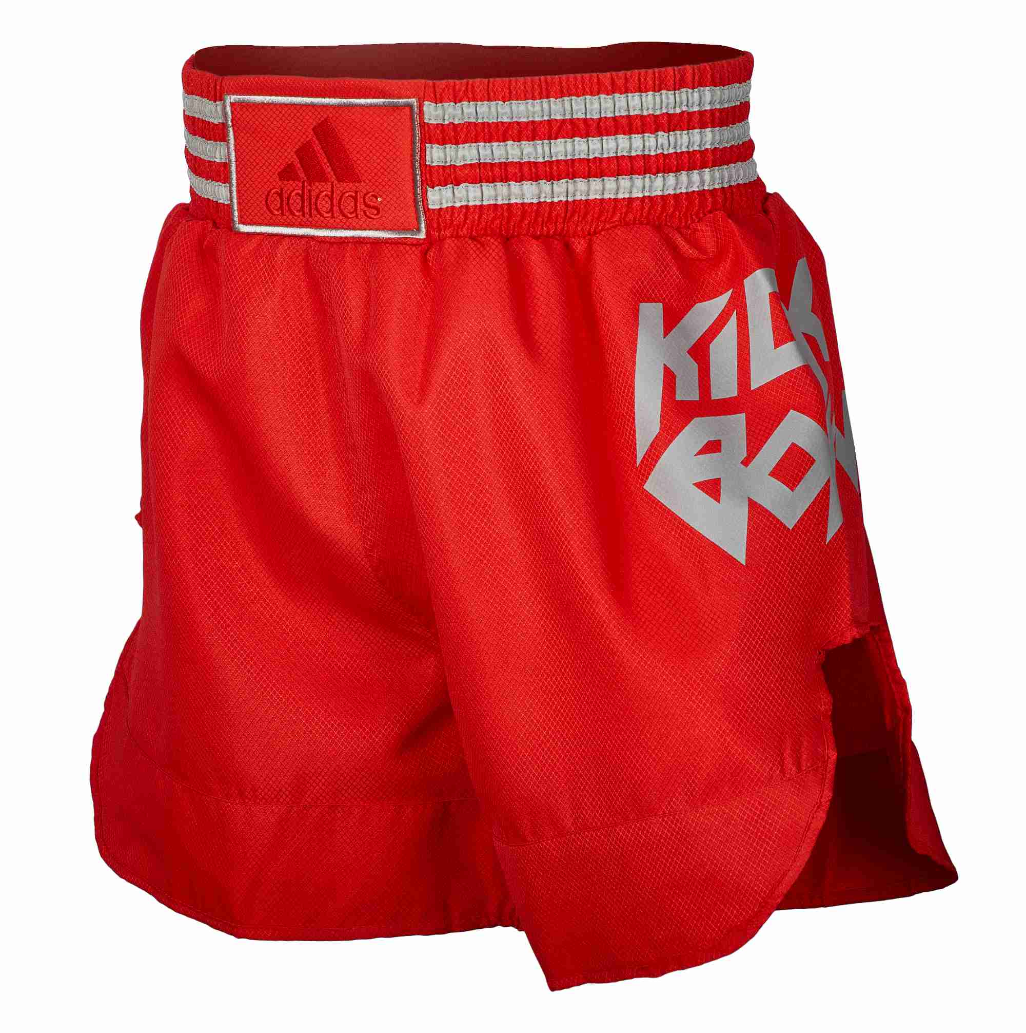 adidas Kick Boxing K1 Shorts red/silver, ADISKB02