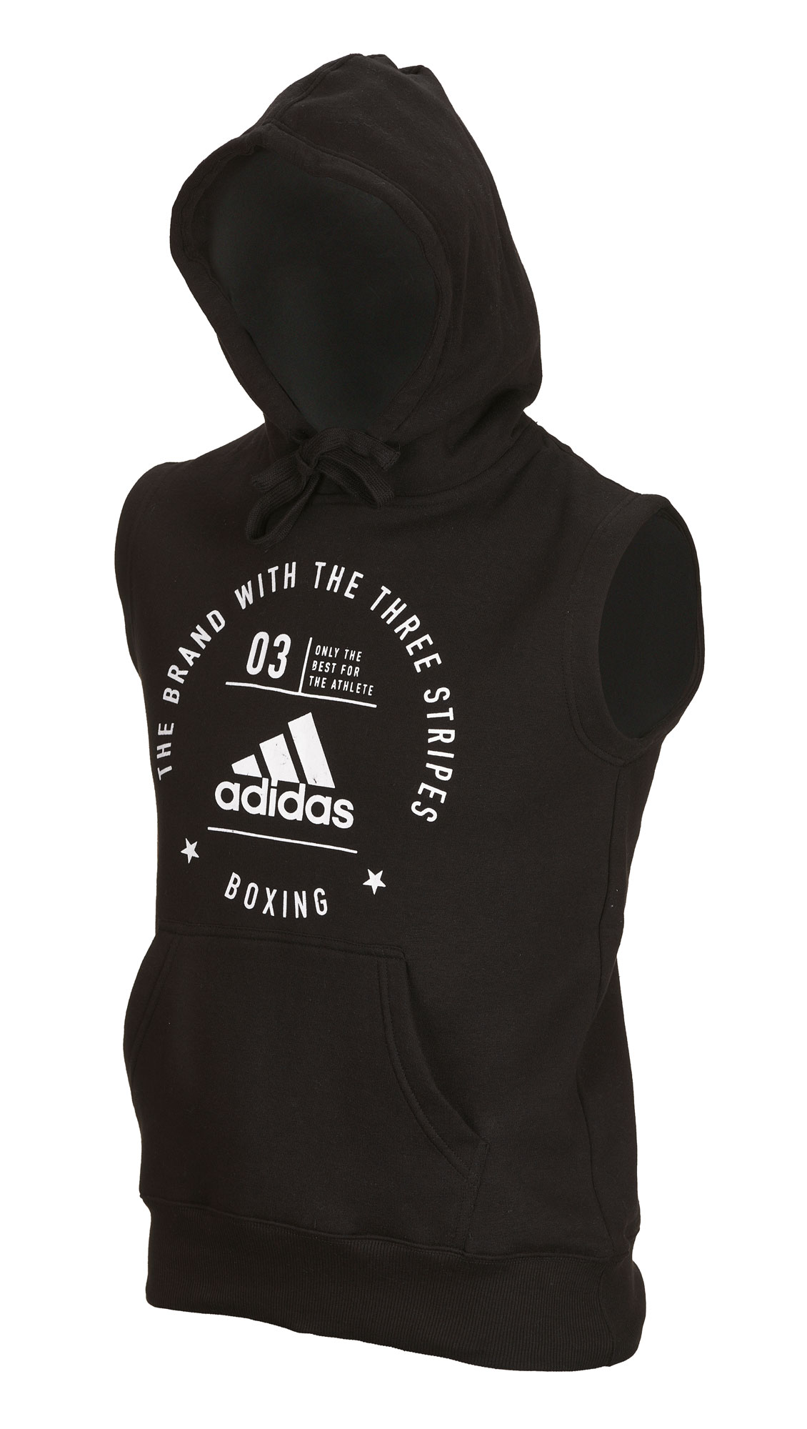 adiCL05B_CA-Community-Line-black_white-1584 adidas Community Sleeveless Hoody BOXING black/white, adiCL05B