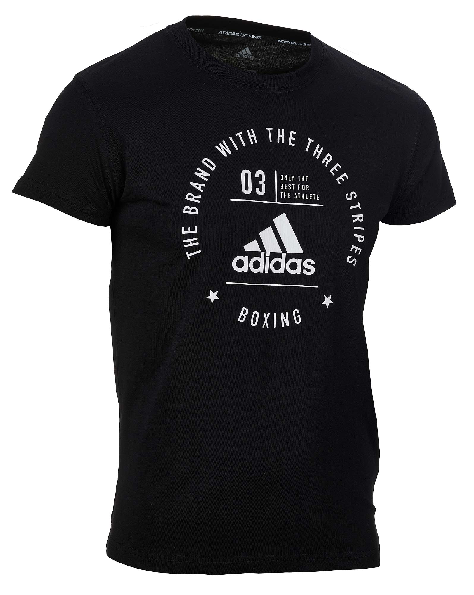 adiCL01B-Community-T-Shirt-black_white-01 adidas Community T-Shirt "BOXING" black/white, adiCL01B