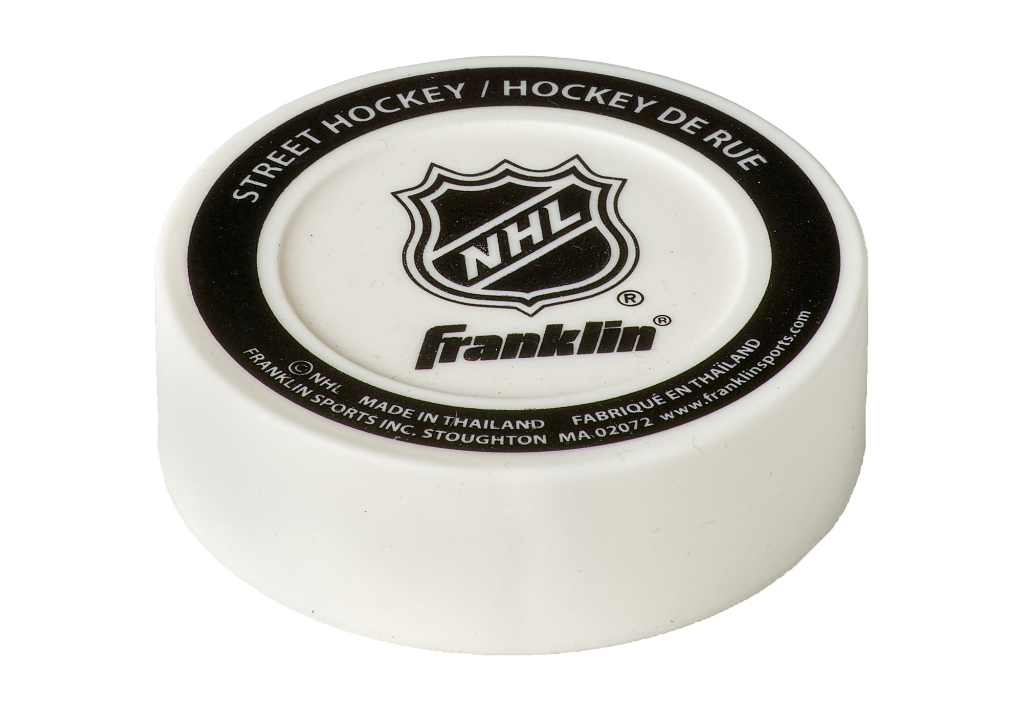 Franklin-Puck-white-0274 Franklin Streethockeypuck,12228, Blister