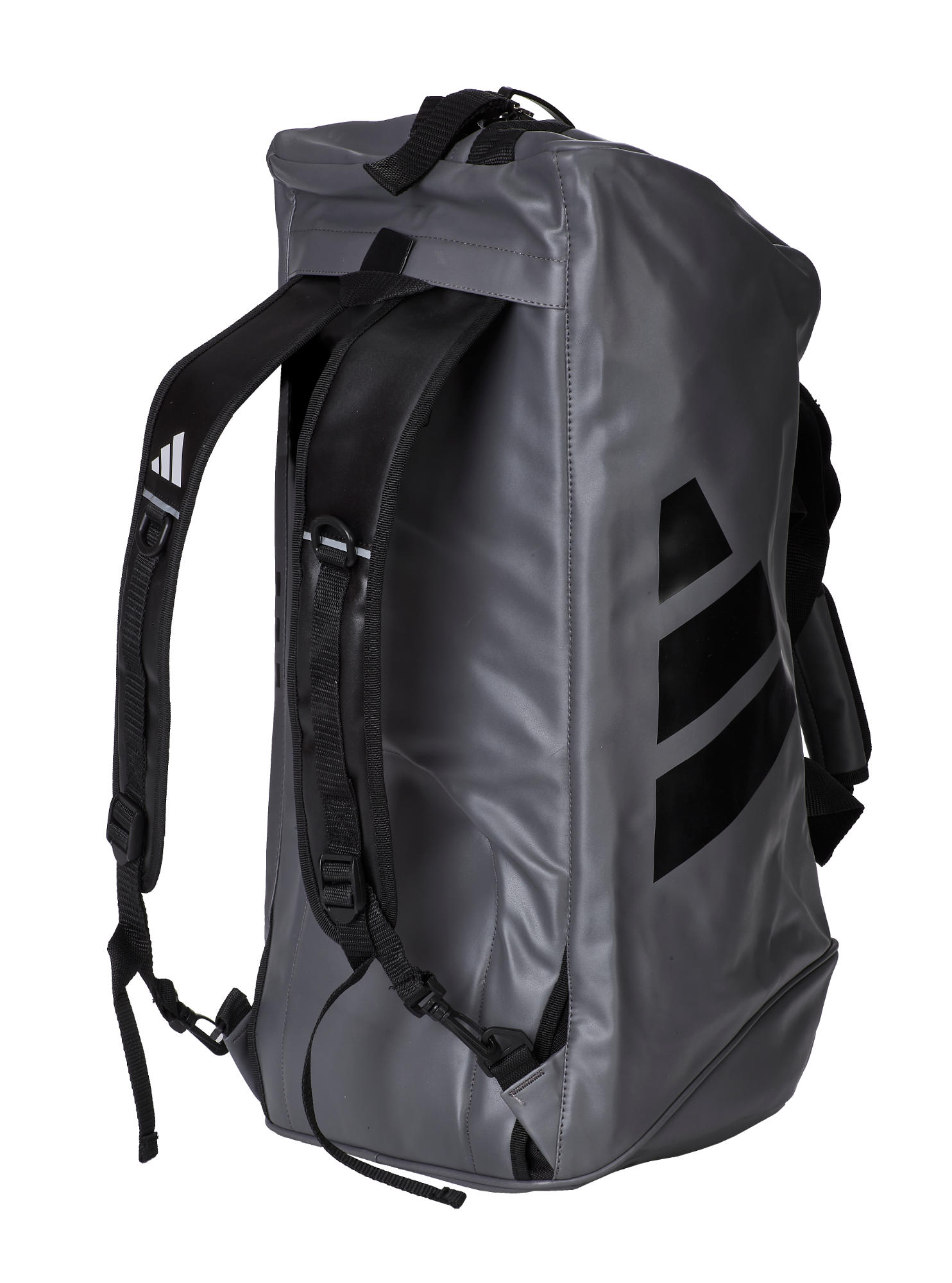 adiACC051NL-2-in-1-Bag-gray_black-0216 adidas 2in1 Bag Combat Sports grey/black PU, adiACC051