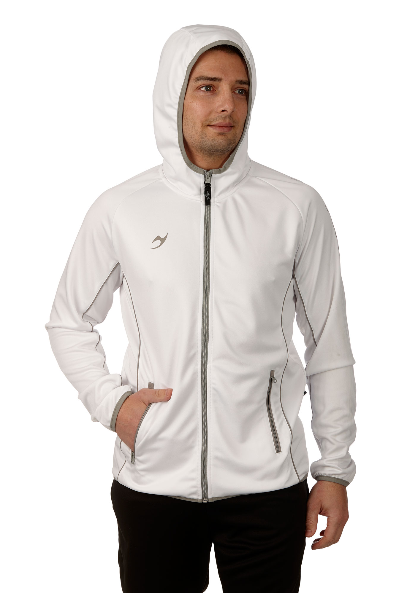 1127300-C3-Hooded-Team-Jacket-white-Model-01171zVX9NKjlH2Hw Teamwear C3 Hooded Team Jacket weiß