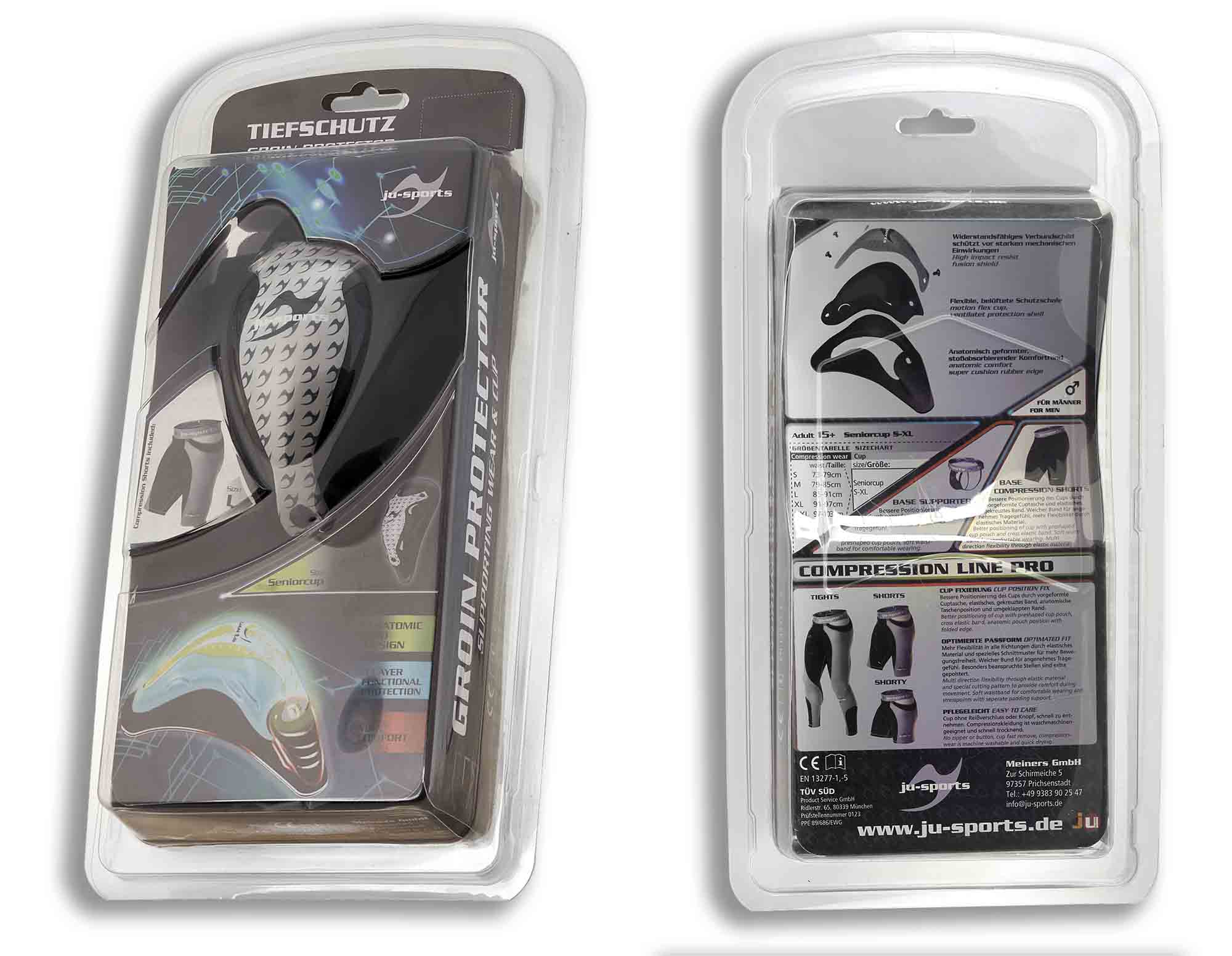 ju-sports-compression-shorty-flex-cup-6412-11 Ju-Sports Compression ProLine Shorty + Motion Pro Flexcup, Tiefschutz
