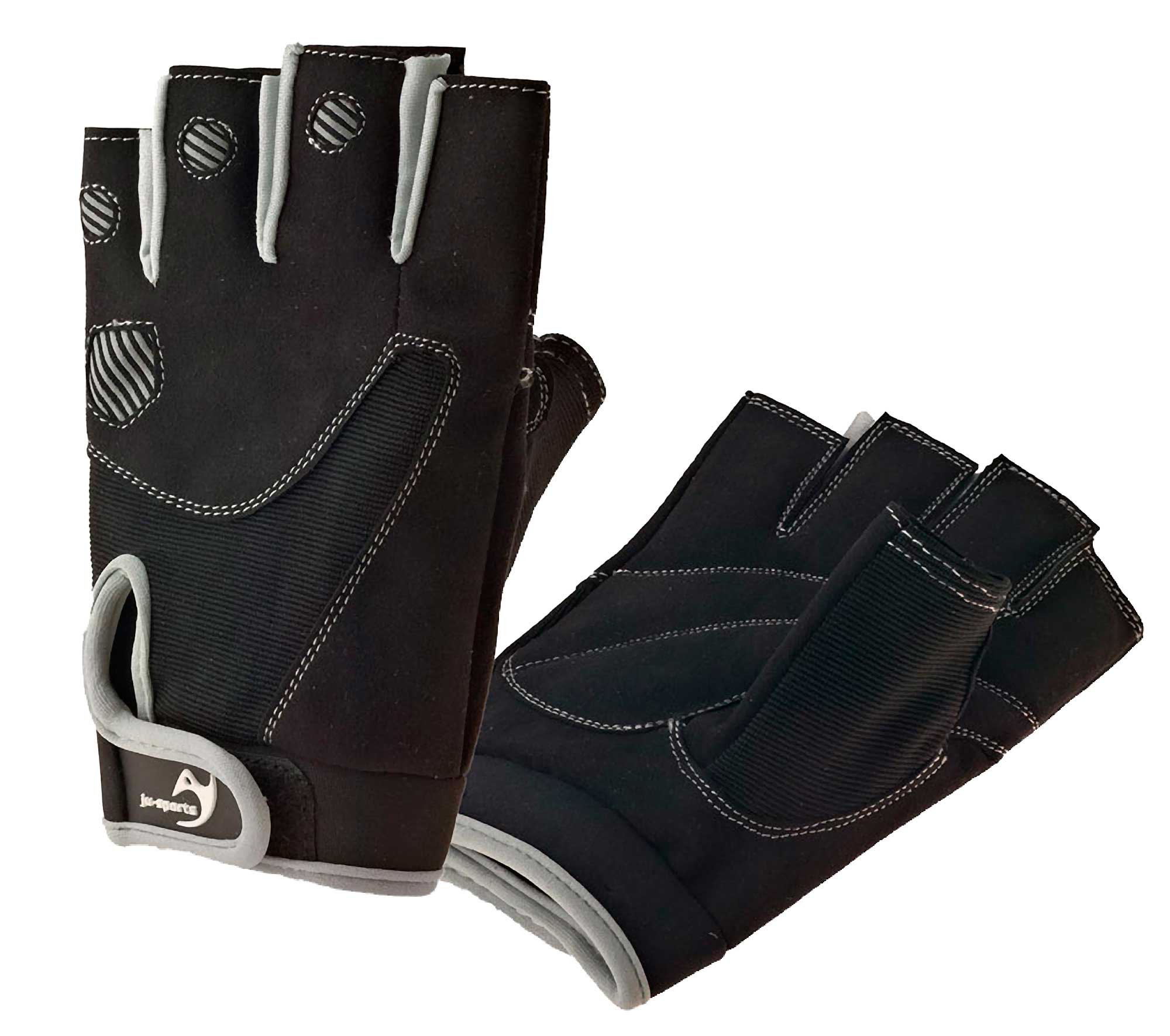 cycling gloves, fingerless gloves, black gloves, padded gloves, glove pair
