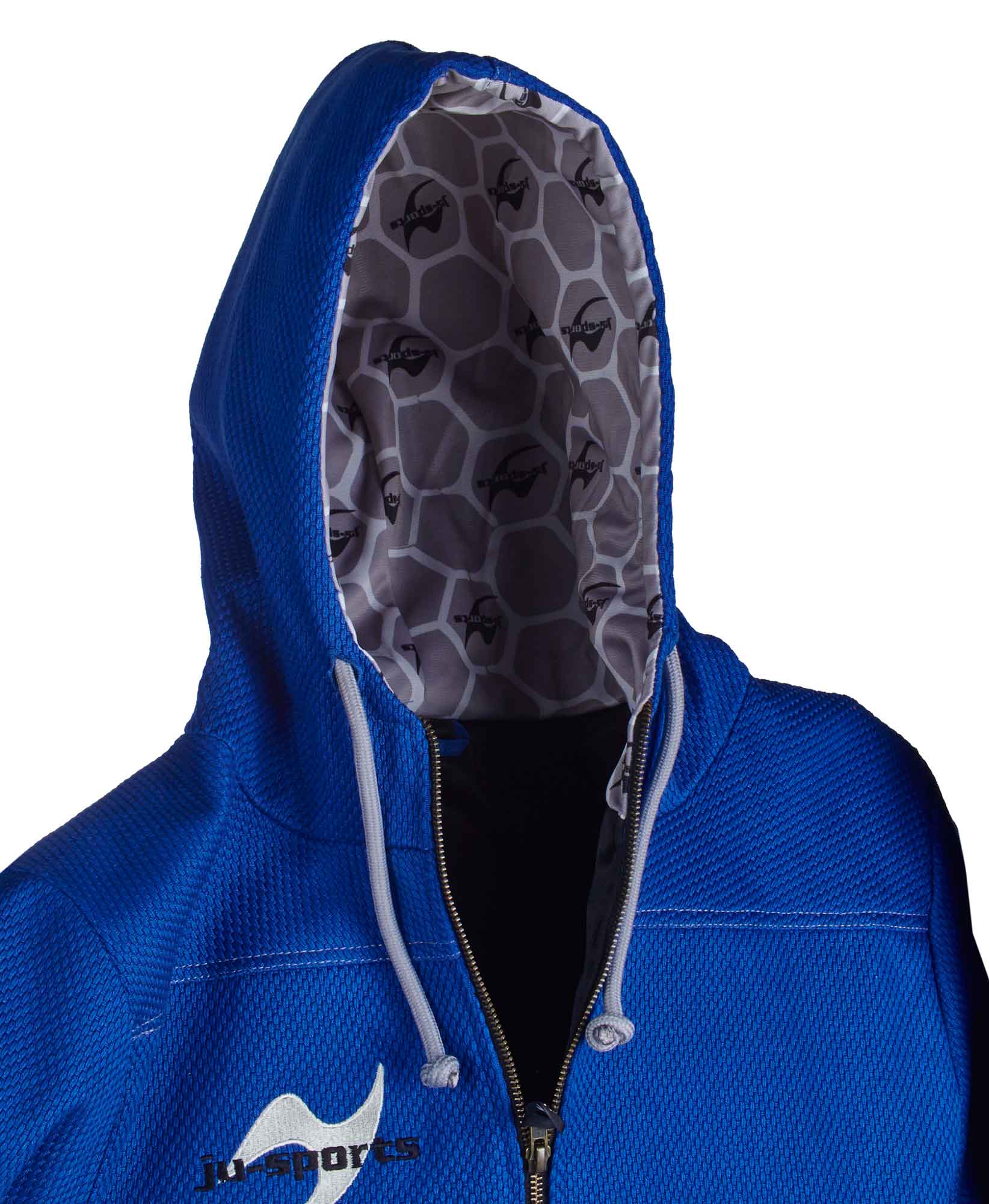 Street-Gi Hooded Zip Jacket blue