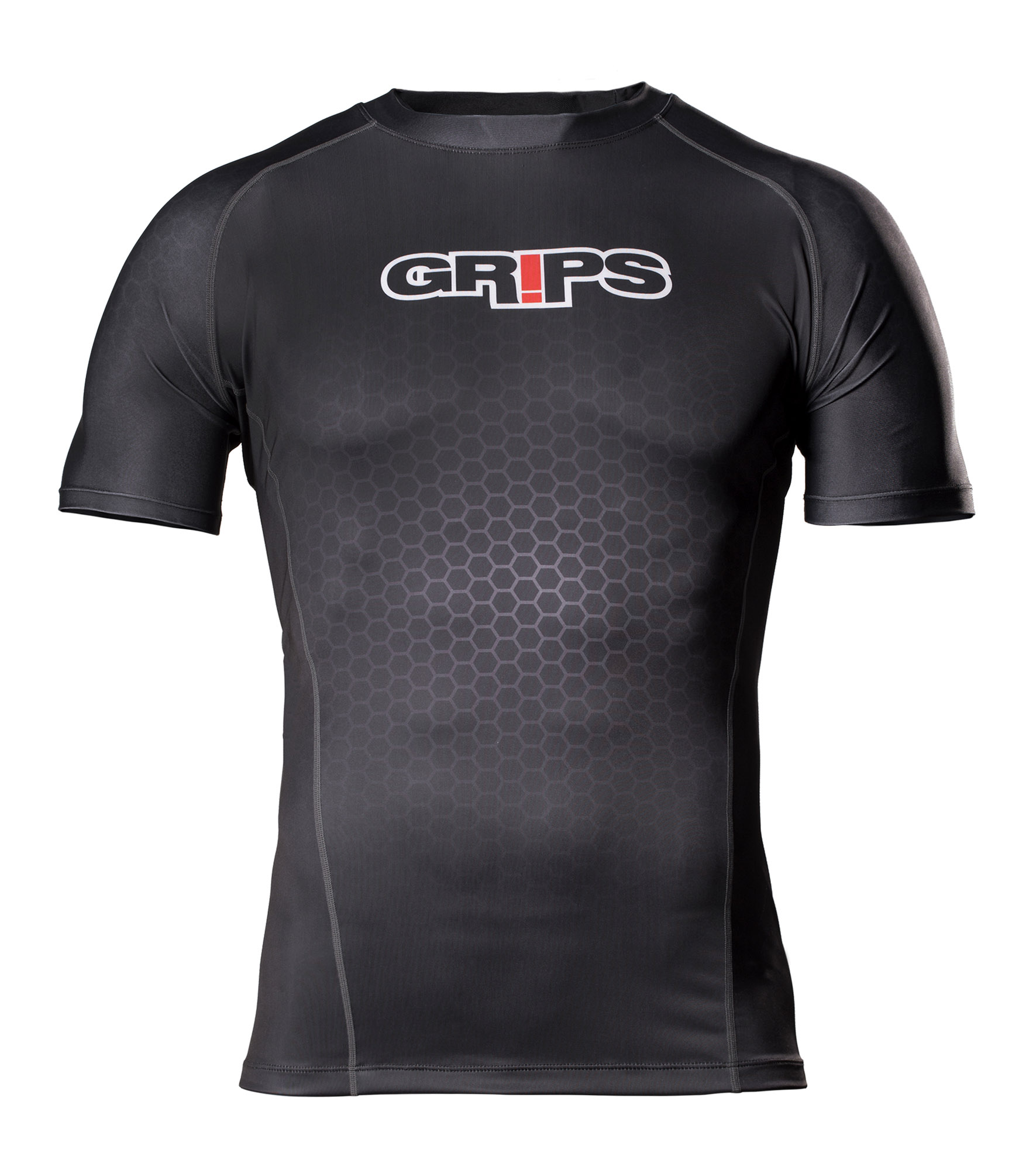 GR1PS Rash Guard Wasp, Shortsleeve black